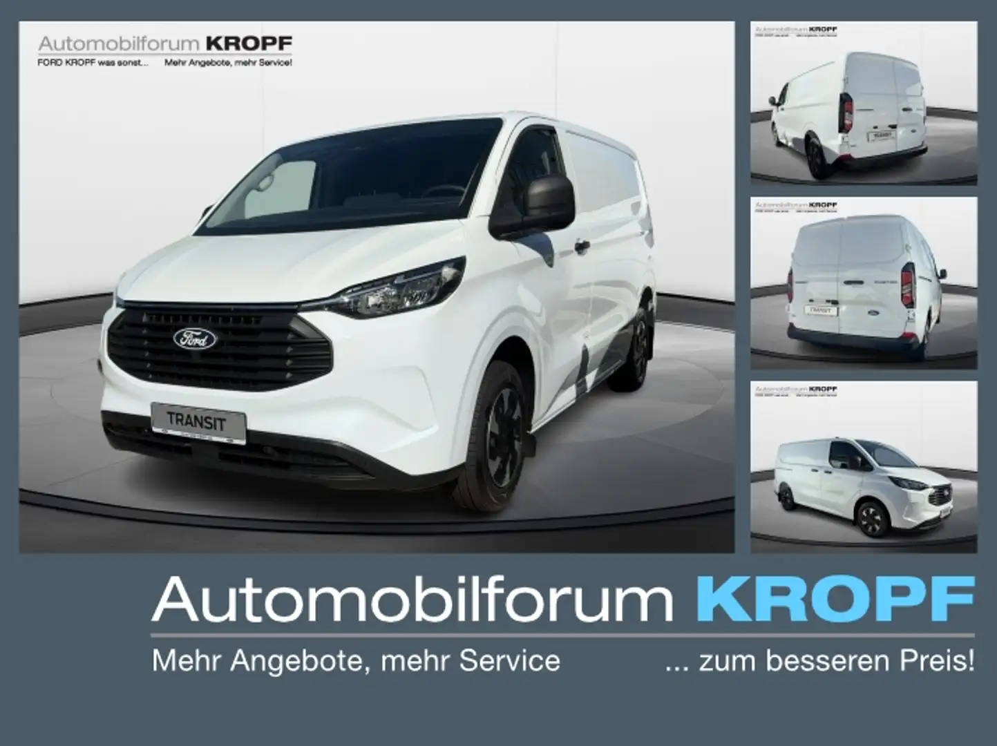 Ford Transit Cust Kasten 2.5 PHEV 320 L2 FWD Limited Weiß - 1