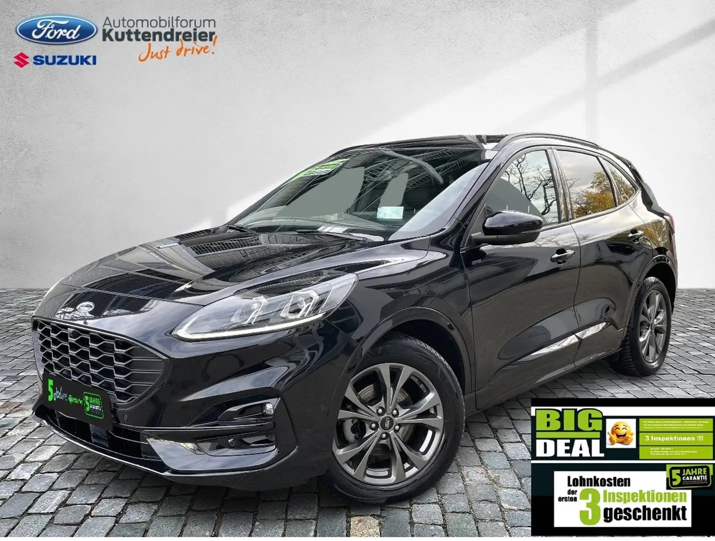 Ford Kuga ST-Line X AHK schw. Voll-LED Glasdach Navi Gris - 2