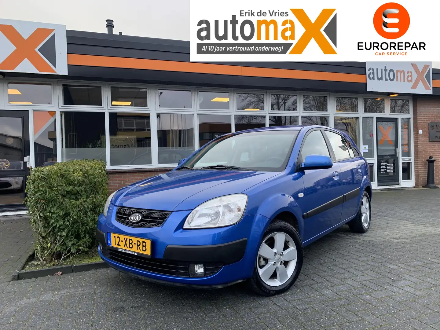 Kia Rio 1.4 M-bition |Airco!|Nieuwe APK!| Blau - 1