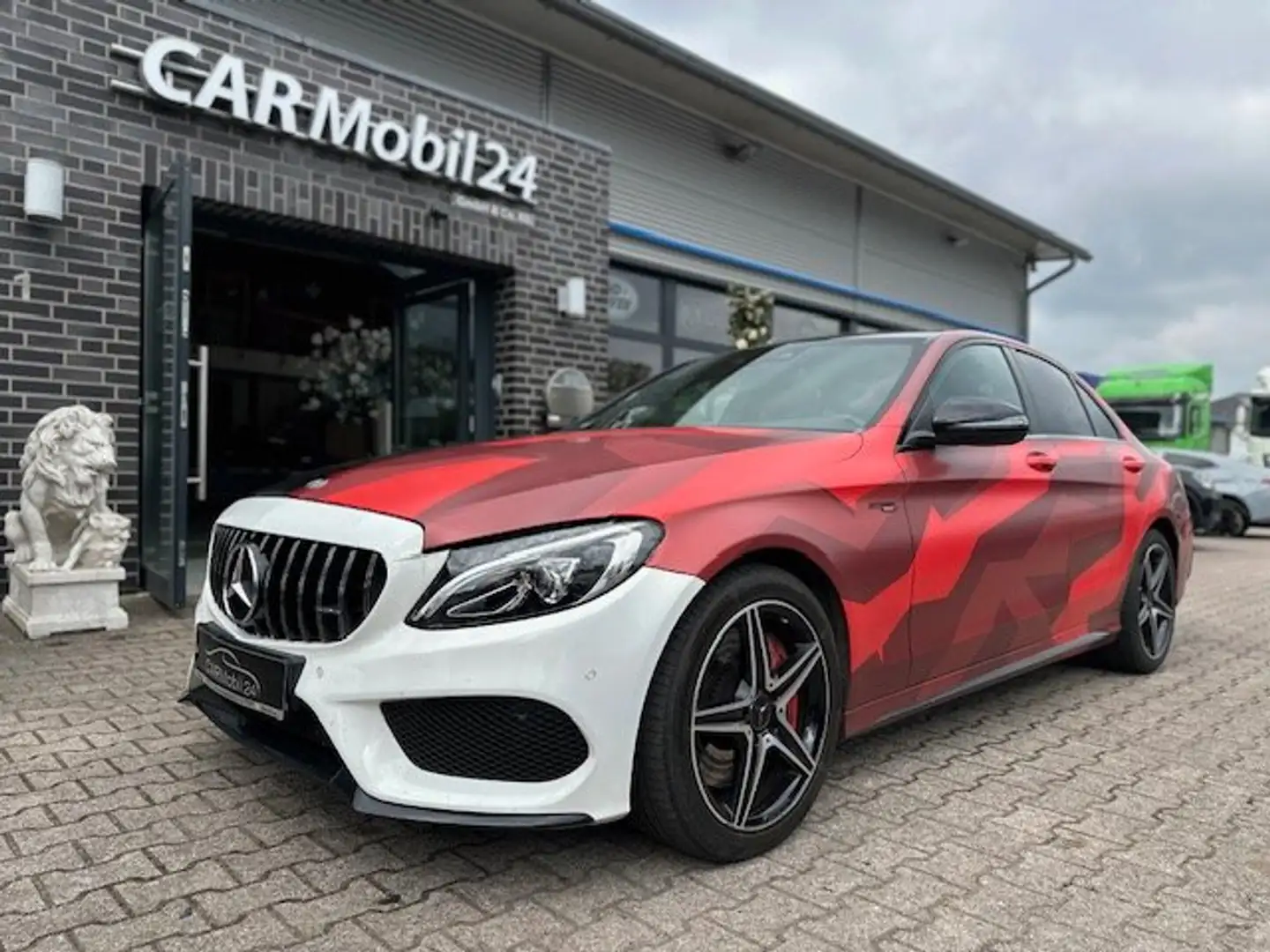 Mercedes-Benz C 43 AMG 4Matic Limo*HUD*NAVI*NIGHT-PAKET*LED*SHZ Blanc - 1