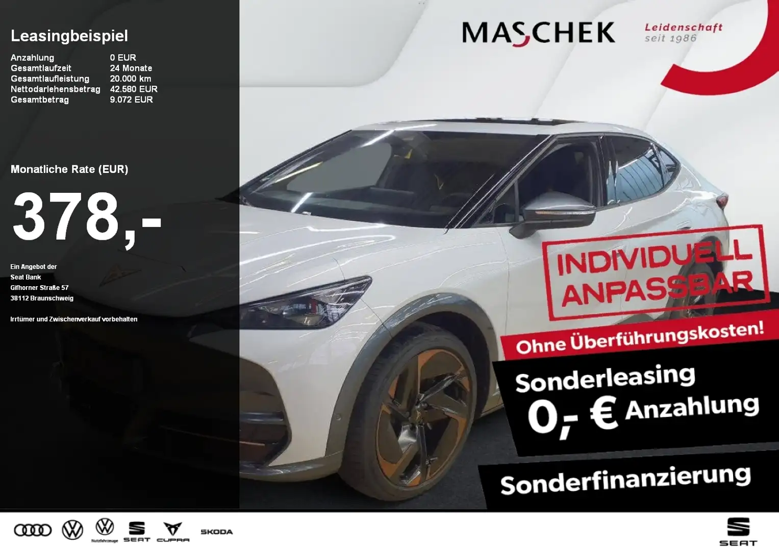 CUPRA Tavascan VZ Adrenaline 250kW Pano Matrix HUD 360°View Memor Silber - 1