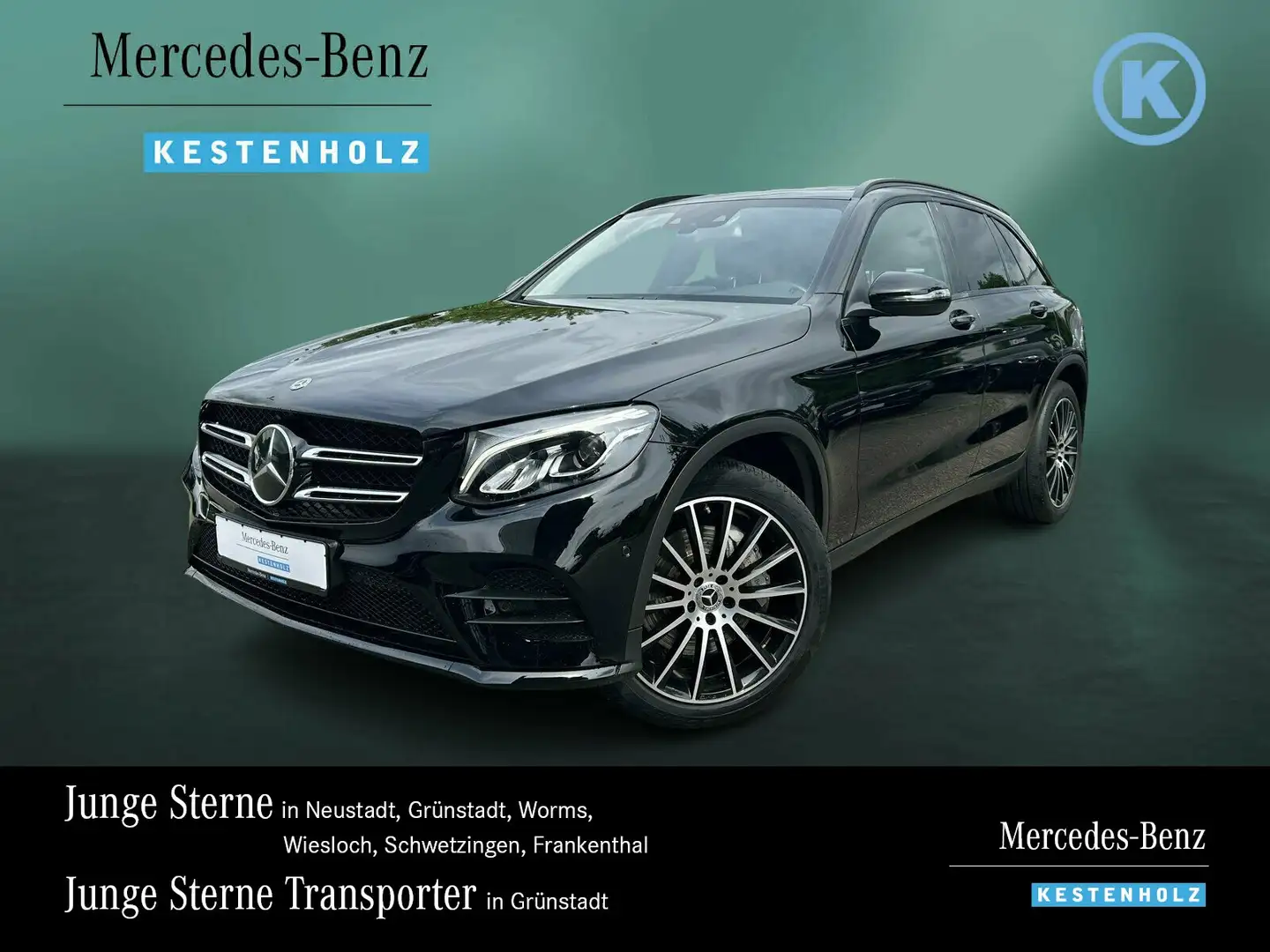 Mercedes-Benz GLC 300 GLC 300 4M AMG+DISTRO+PANO+MEMO+COMAND+AHK+BURME Noir - 1