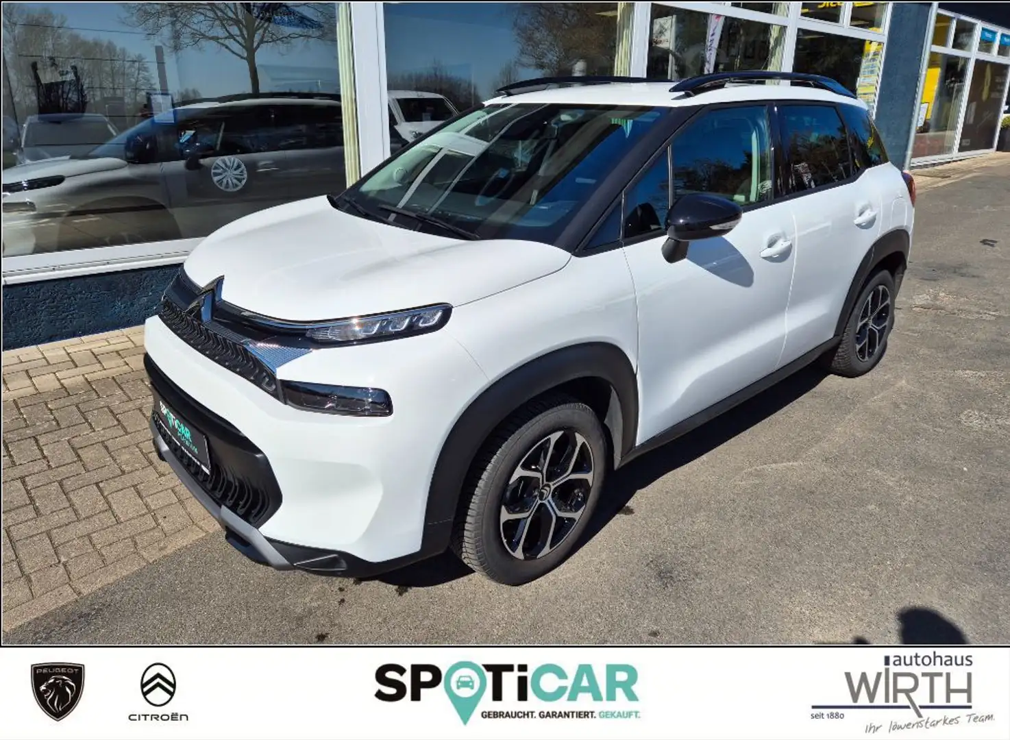 Citroen C3 Aircross 130 EAT6 PLUS NAVI+KLIMAAUT.+LED Weiß - 1