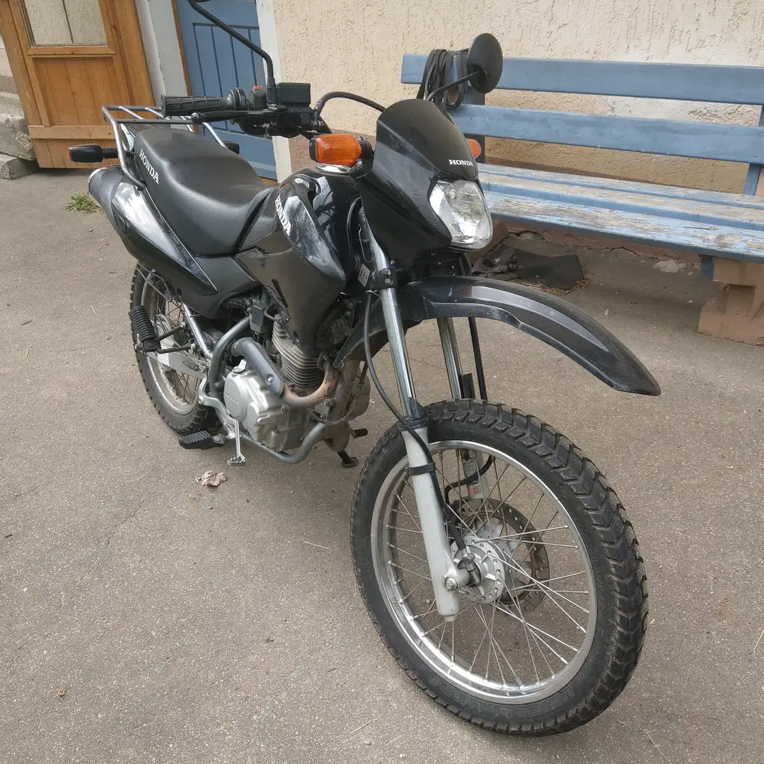 Honda XR 125 JD19, Enduro Negro - 1