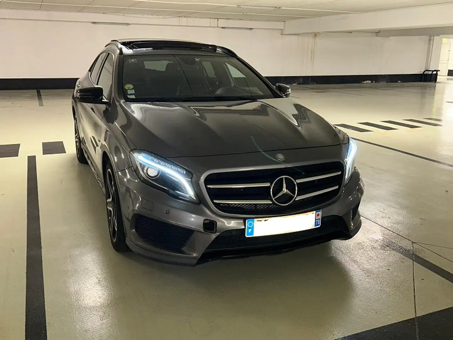 Mercedes-Benz GLA 220 Classe GLA 220 CDI 4-Matic Fascination 7-G DCT A Gris - 2