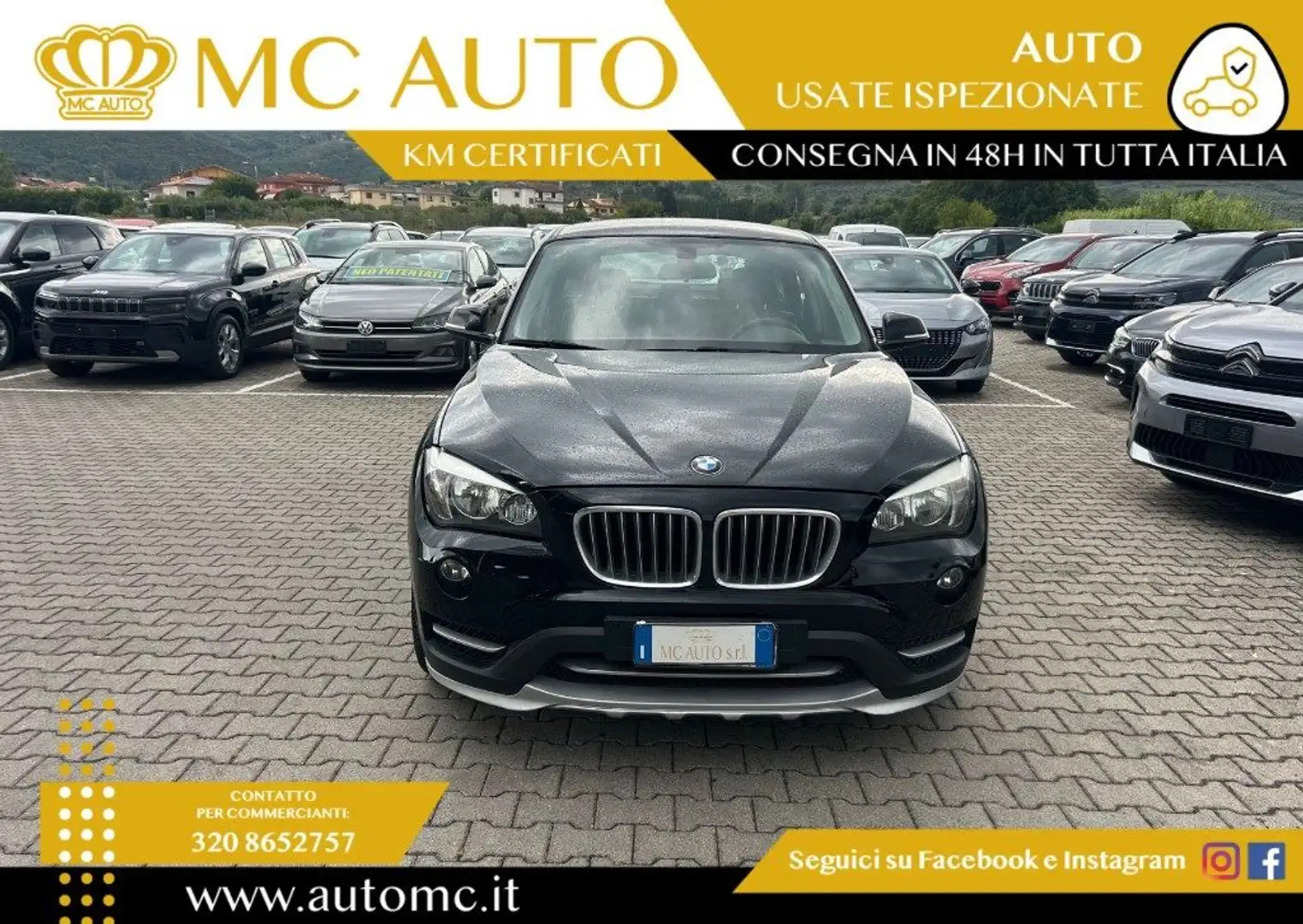 BMW X1 xDrive18d Msport Schwarz - 2