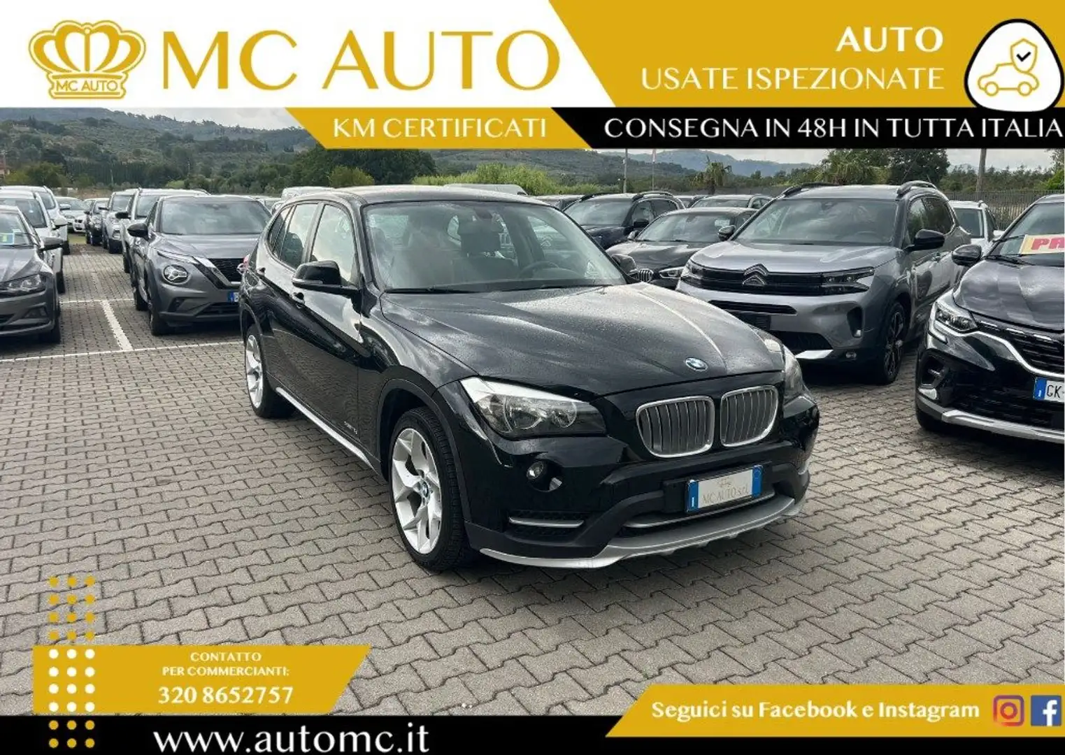BMW X1 xDrive18d Msport Schwarz - 1