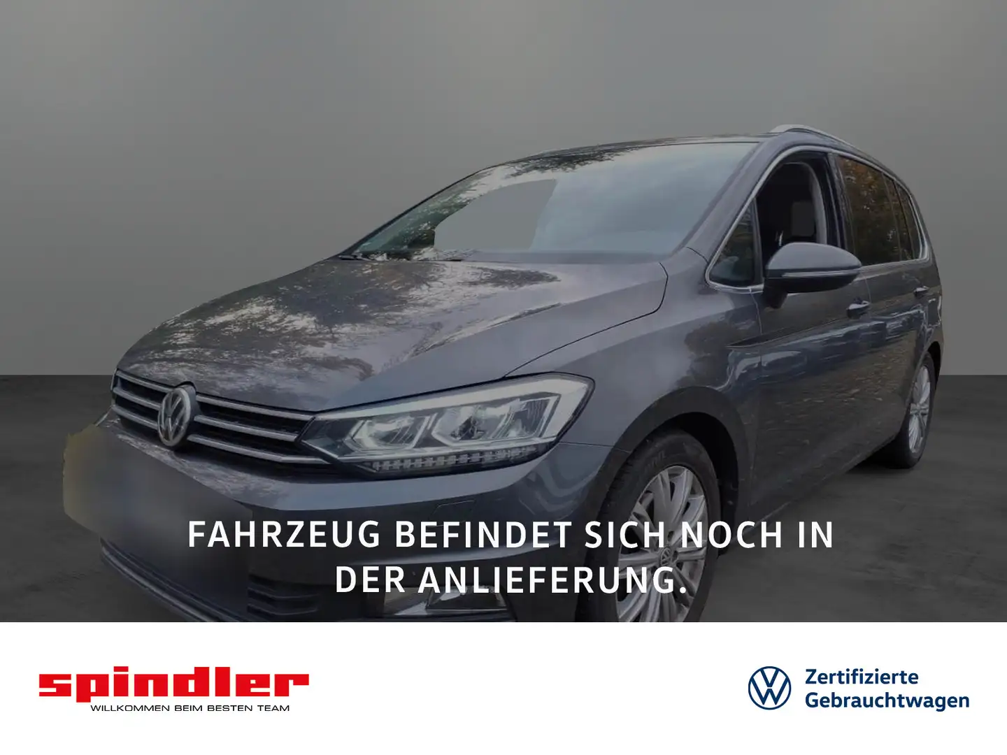Volkswagen Touran Highline 2.0 TDI / Navi, LED, SHZ, PDC Gris - 1