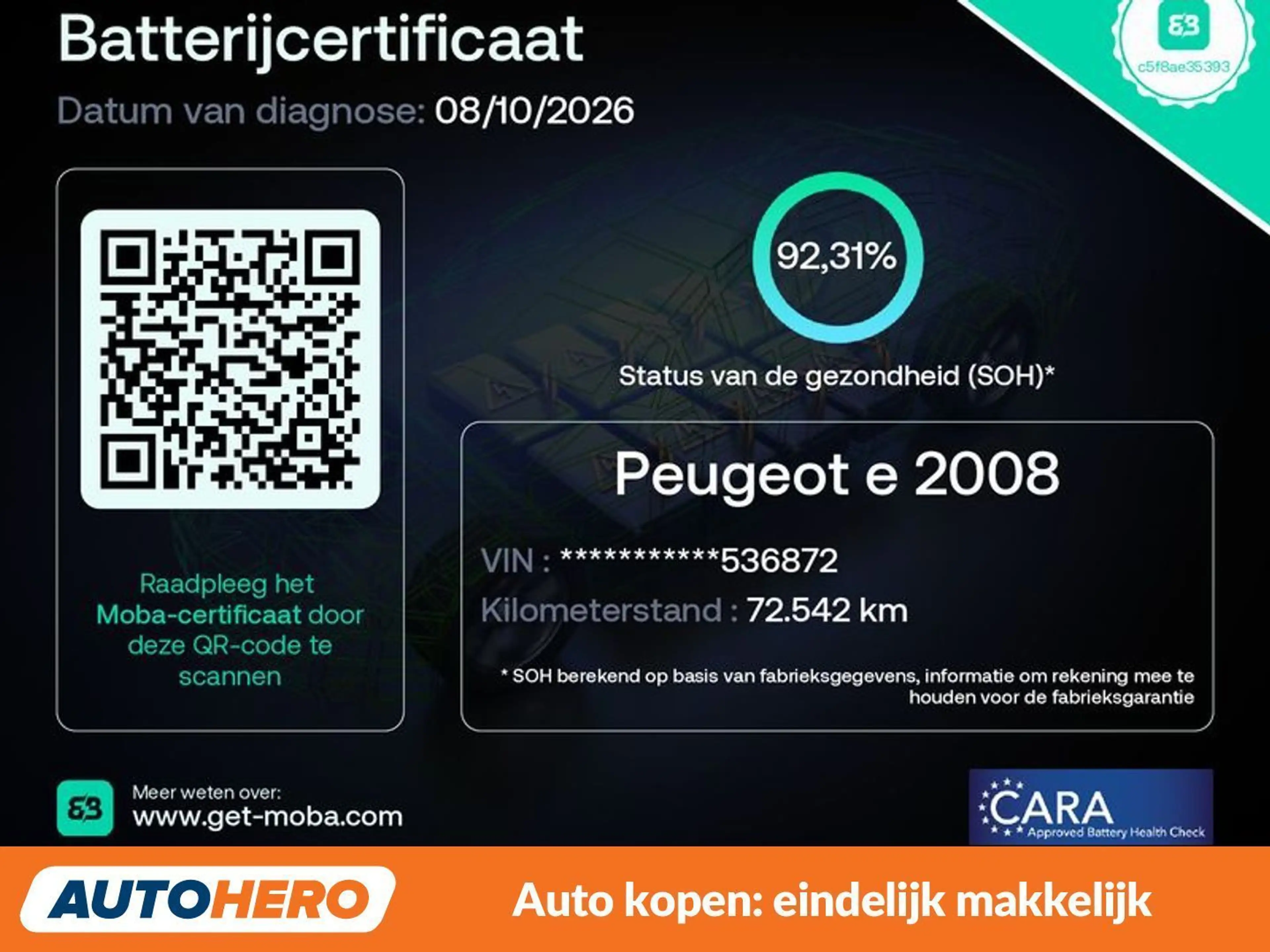 Peugeot e-2008 electric drive 100 kW e GT — photo 6