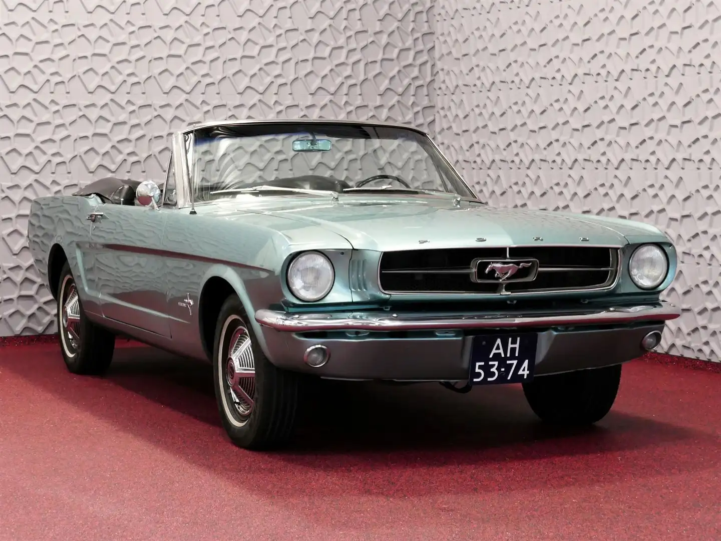 Ford Mustang Convertible 6 CYL LIJN ZELDZAAM 1965. ORIGINEEL Verde - 2