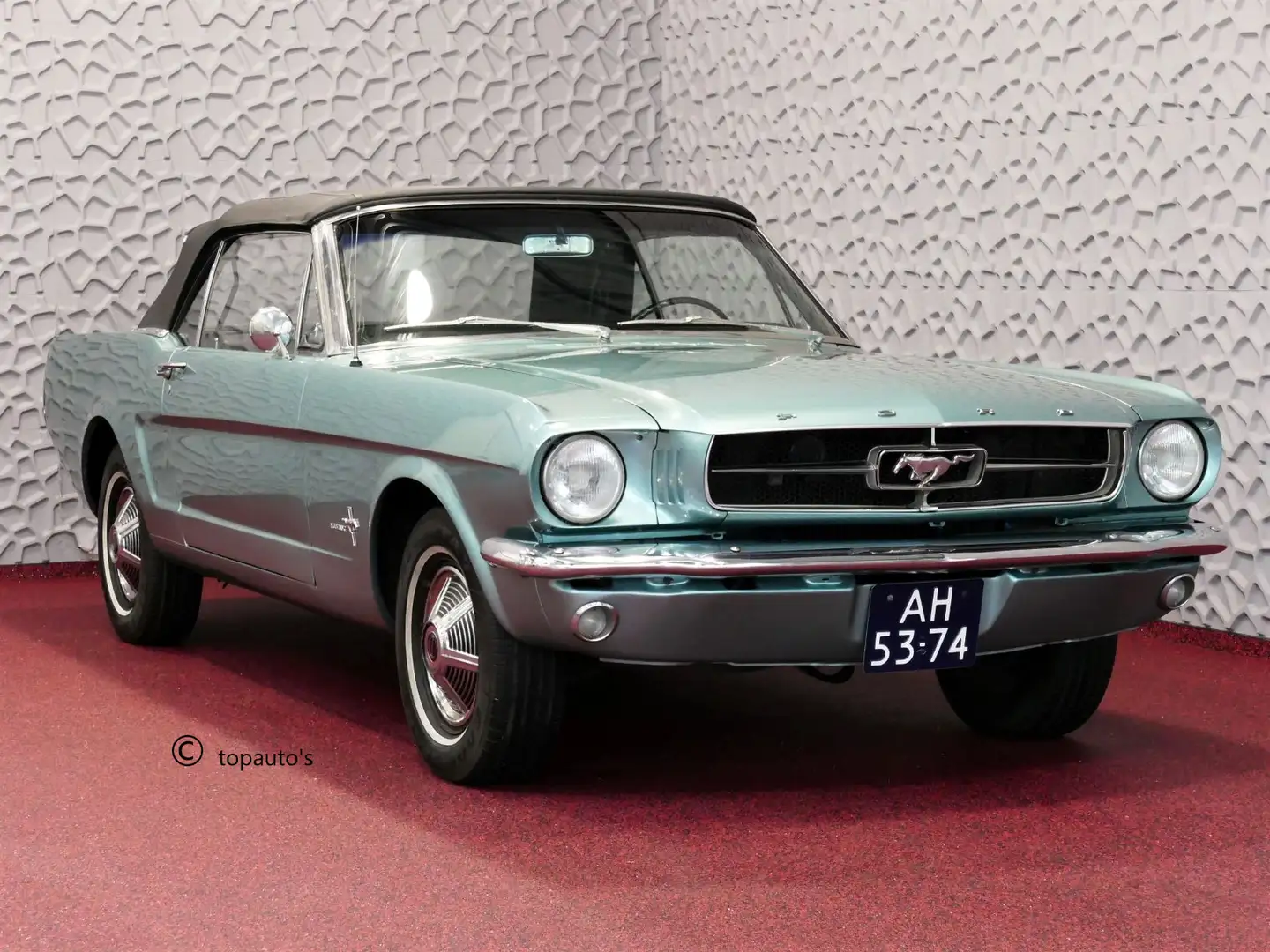 Ford Mustang Convertible 6 CYL LIJN ZELDZAAM 1965. ORIGINEEL Verde - 1