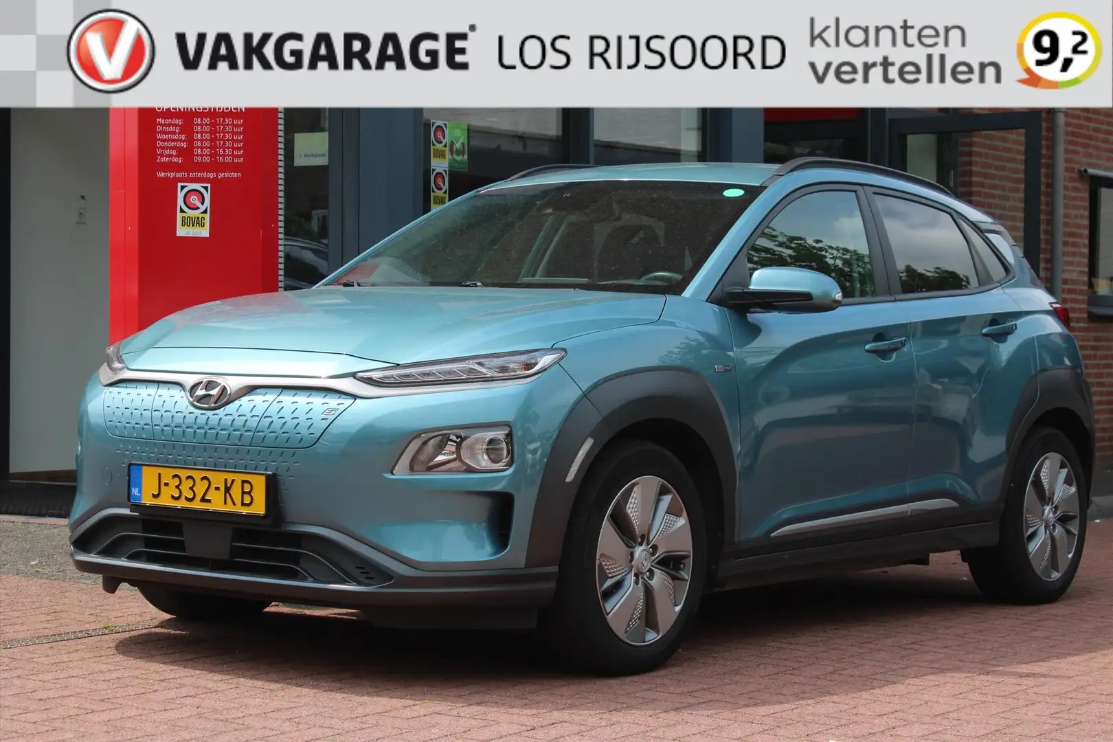 Hyundai KONA EV *Fashion* | 3 Fase | Carplay | Adaptive cruise Bleu - 1