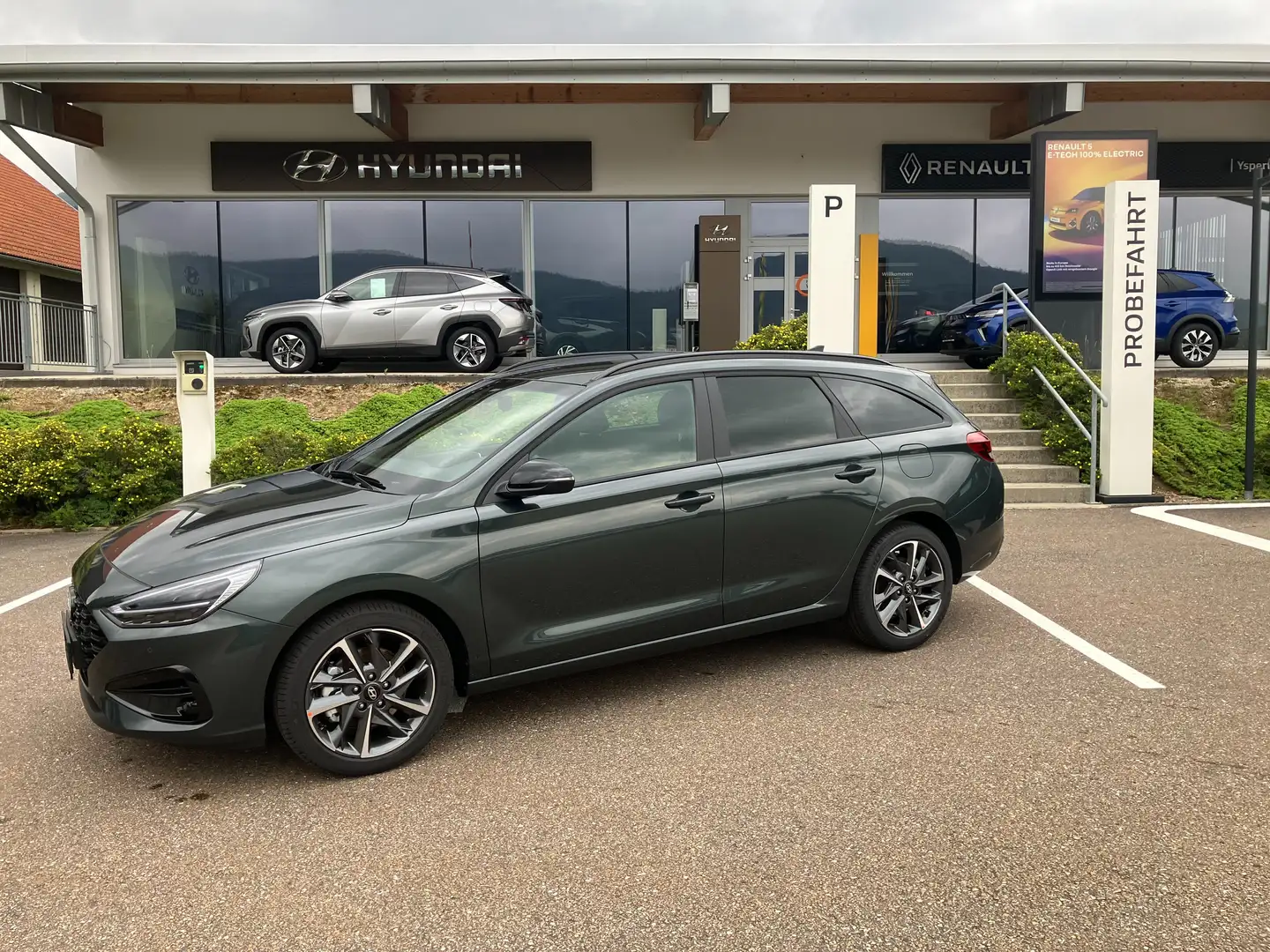 Hyundai i30 Kombi 1,0 TGDI Go Plus Grün - 2