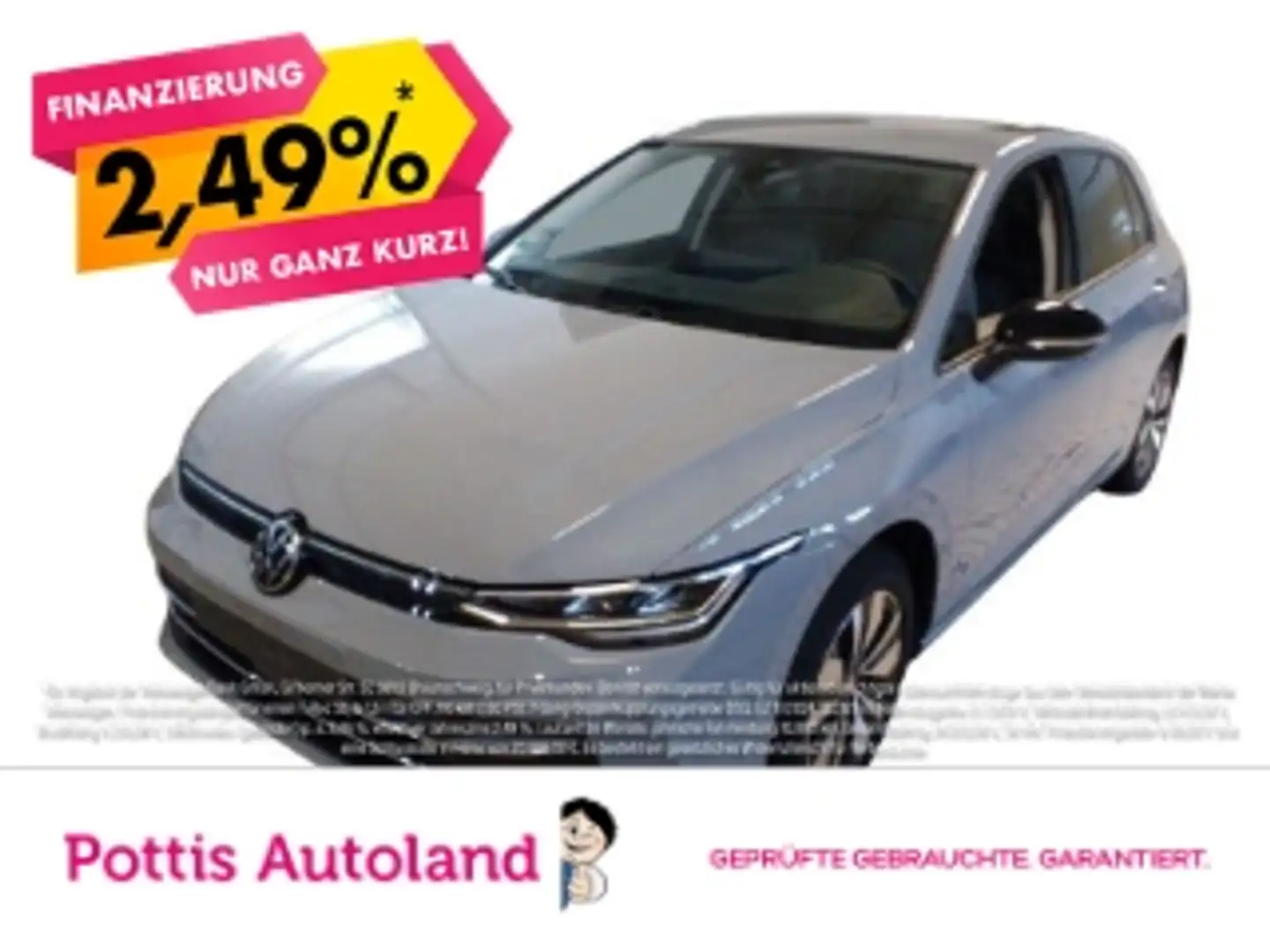 Volkswagen Golf 1.5 TSI GOAL Klima PDC LED SHZG Grau - 1