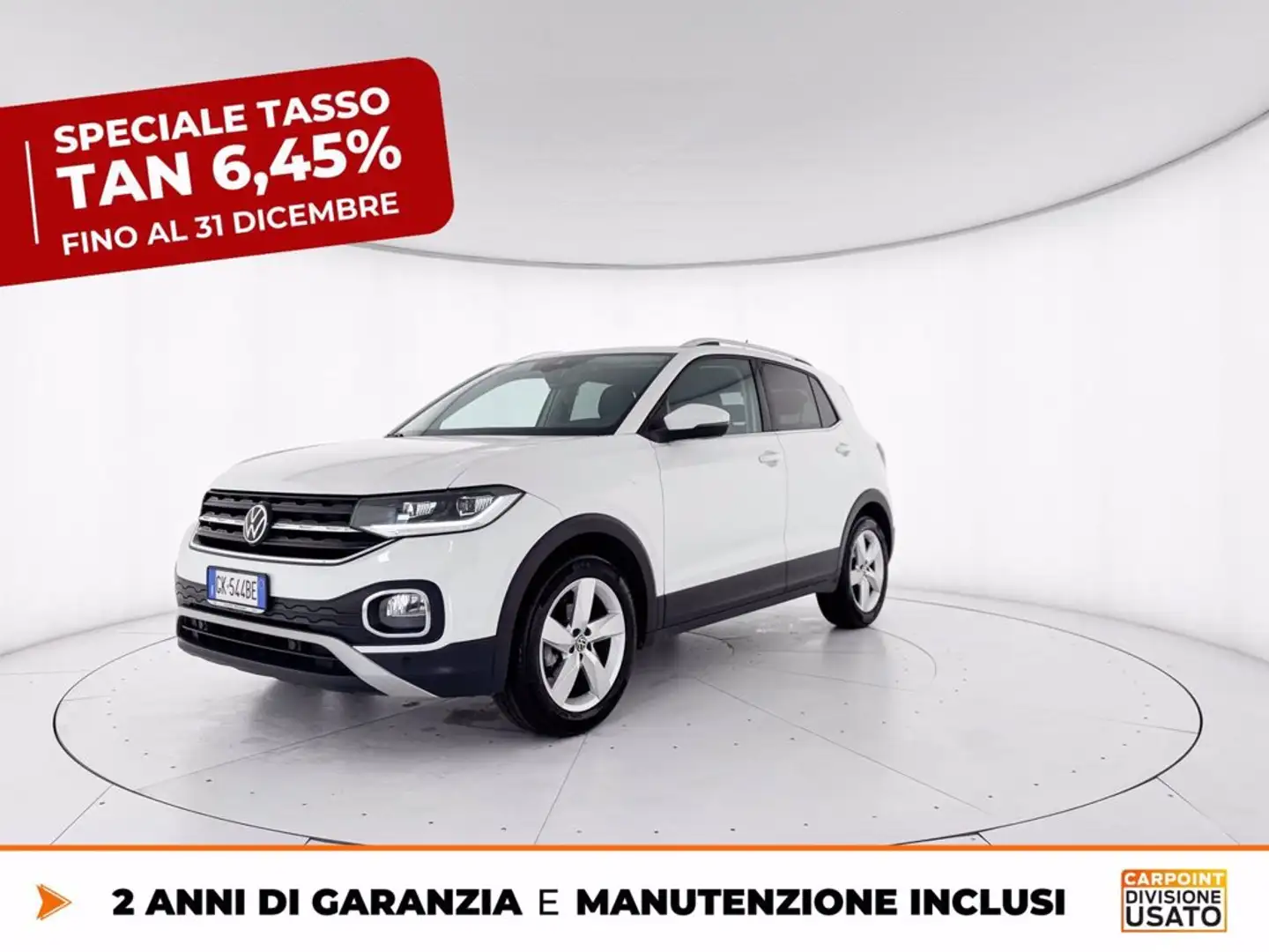 Volkswagen T-Cross 1.0 tsi advanced 110cv dsg Bianco - 1