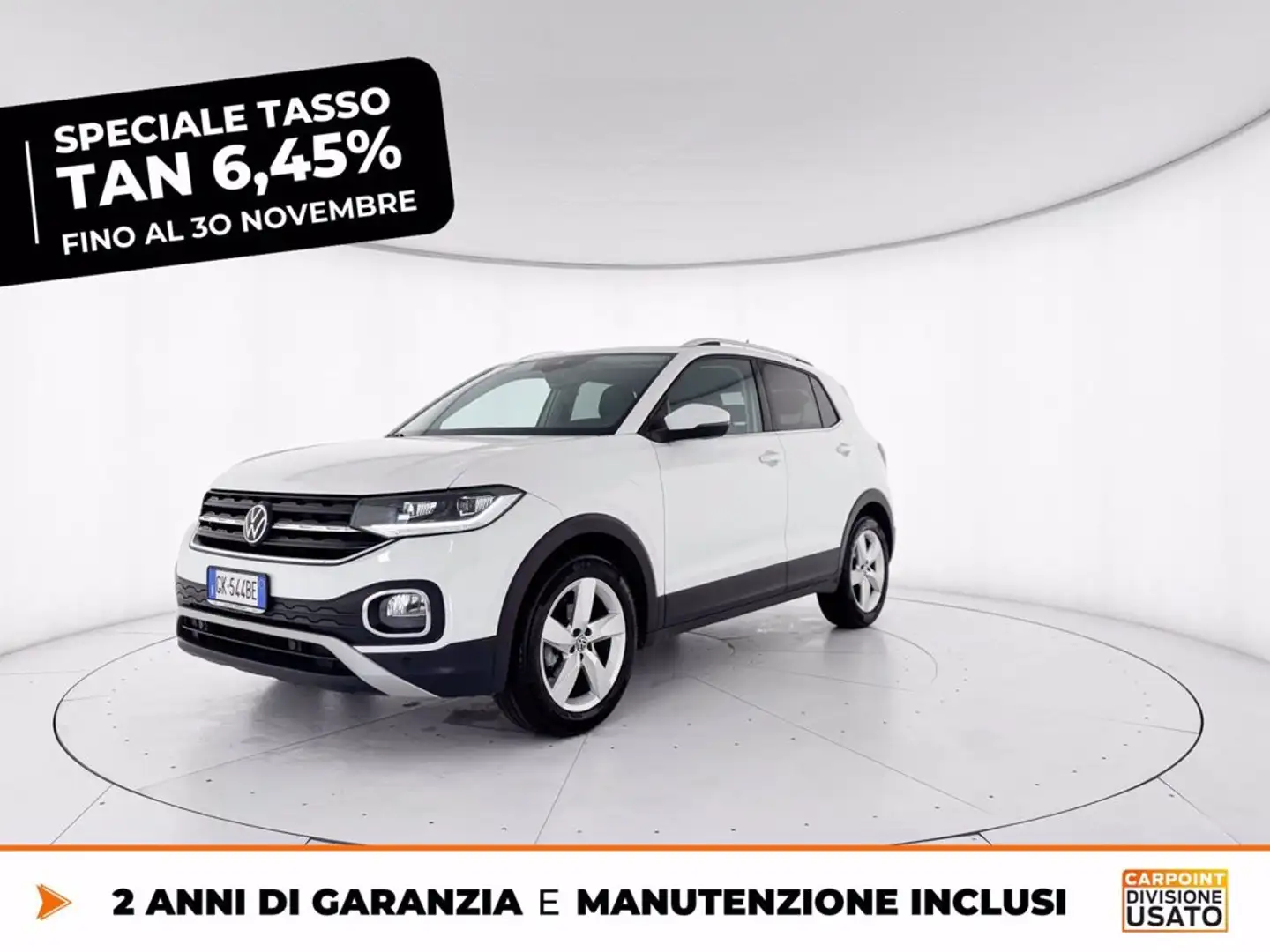 Volkswagen T-Cross 1.0 tsi advanced 110cv dsg Wit - 1