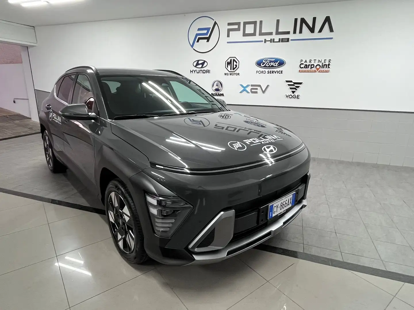 Hyundai KONA Kona 1.6 gdi hev X Line 2wd 141cv dct Gris - 1