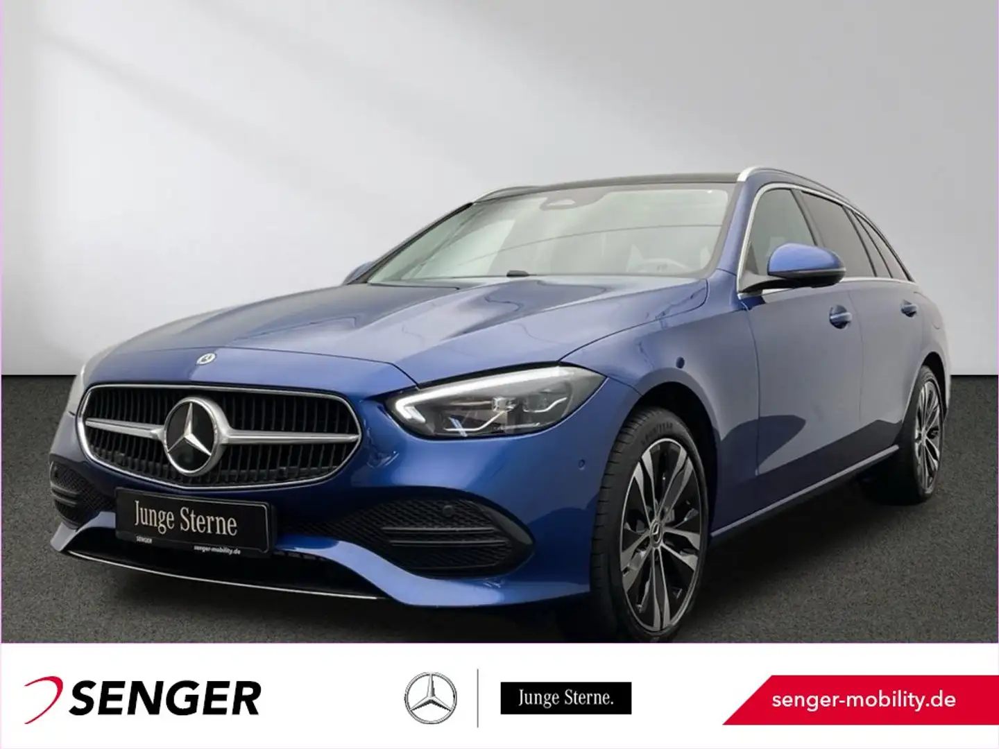 Mercedes-Benz C 300 T de Avantgarde Burmester Panorama AHK Bleu - 1