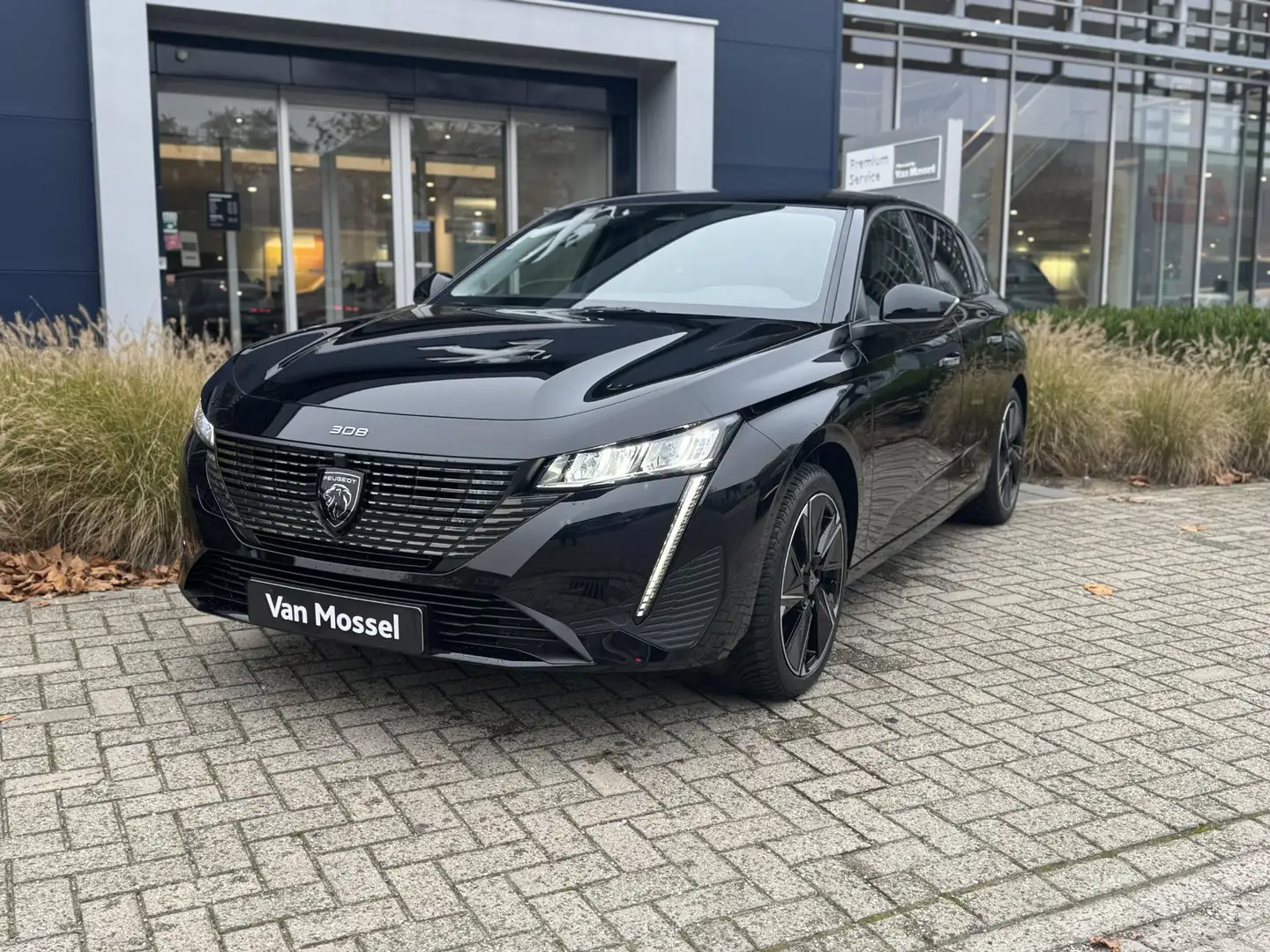 Peugeot 308 e-308 Allure EV 54 kWh APPLE CARPLAY - VOORRAAD - Zwart - 2