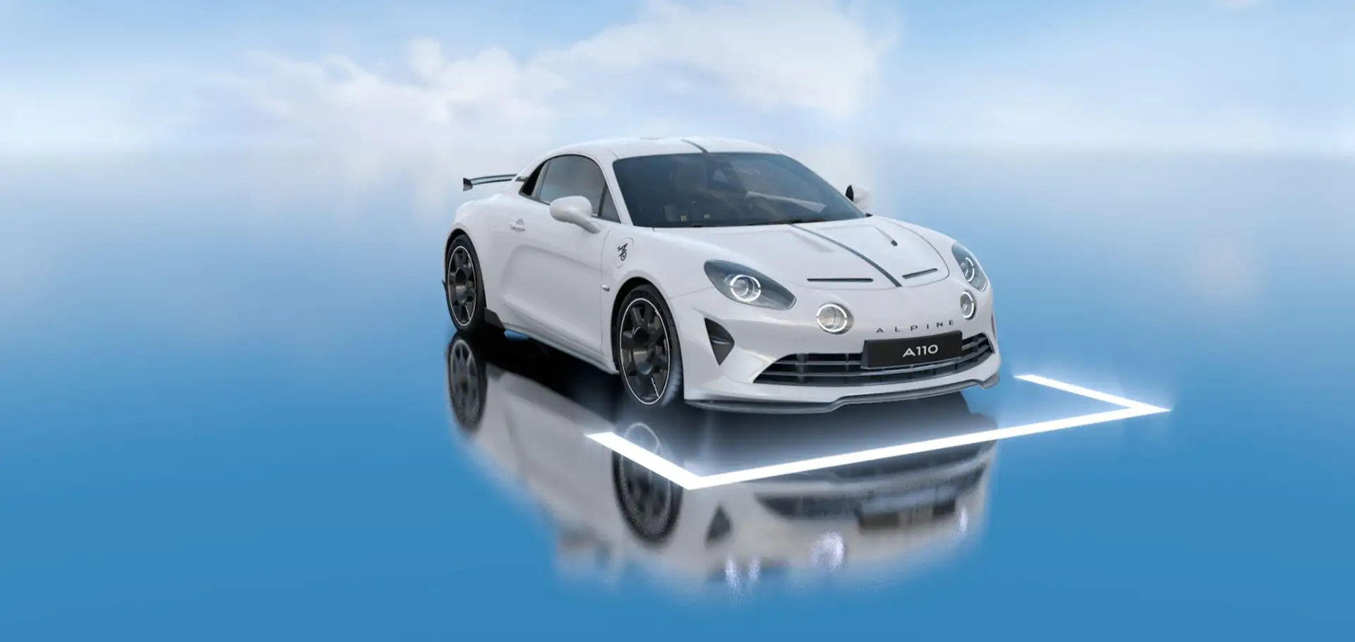 Alpine A110 R70 Blanc Titan Akrapovic Abgasanlage R Weiß - 1