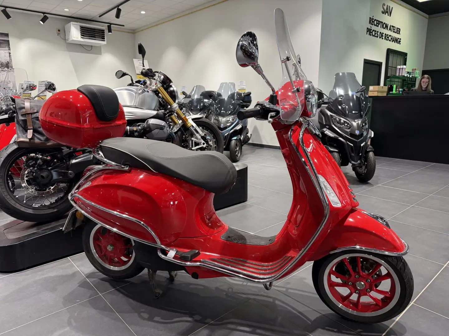 Vespa Elettrica 70 km/h Rouge - 2