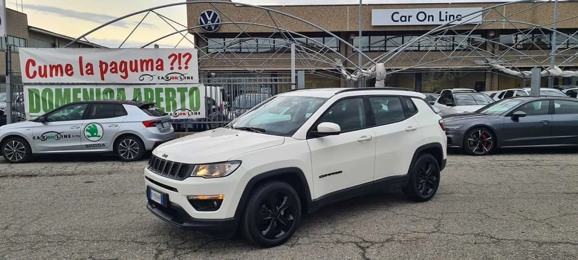 Jeep Compass 1.6 Multijet II 2WD Night Eagle Bianco - 1