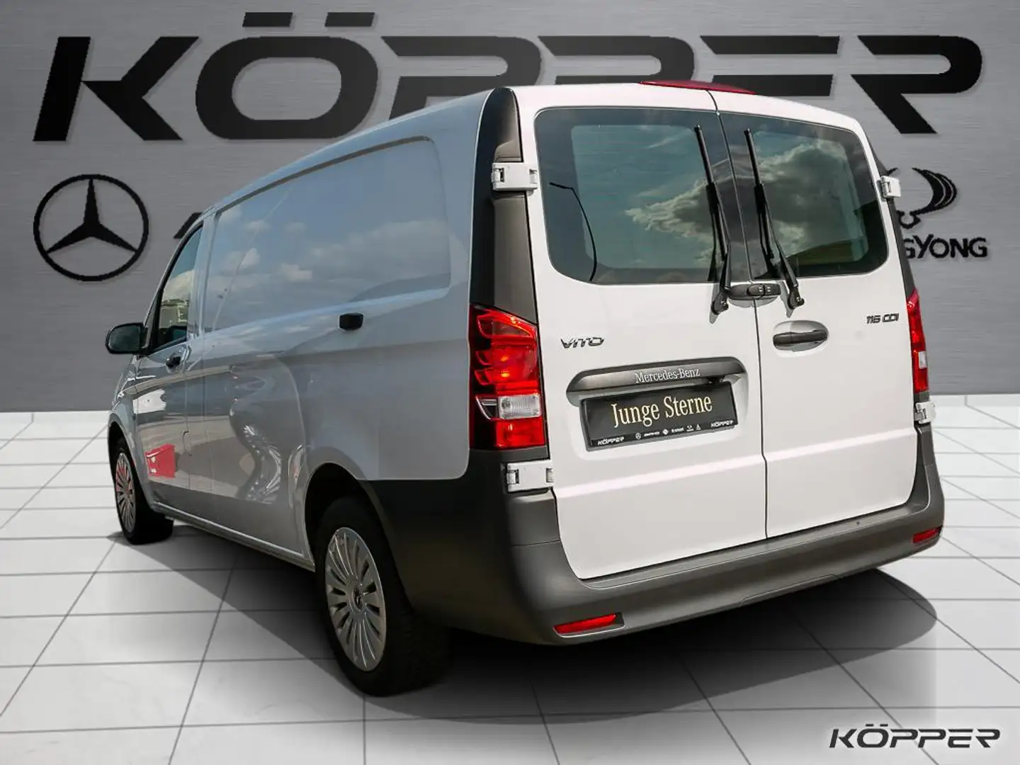 Mercedes-Benz Vito 116 CDI Kasten L Automatik Kamera Sitzhzg. Weiß - 2