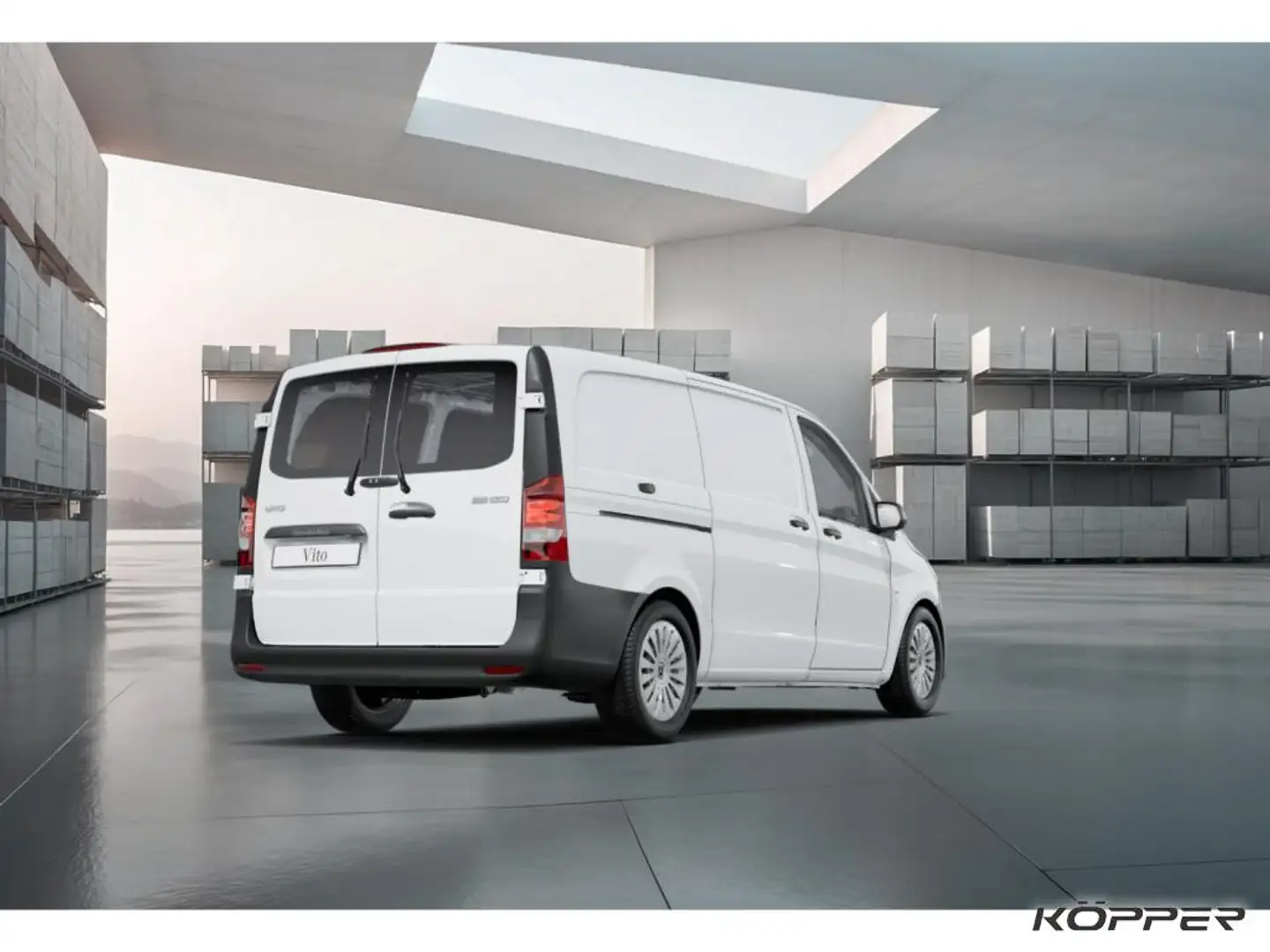 Mercedes-Benz Vito 116 CDI Kasten L Automatik Kamera Sitzhzg. Blanco - 2