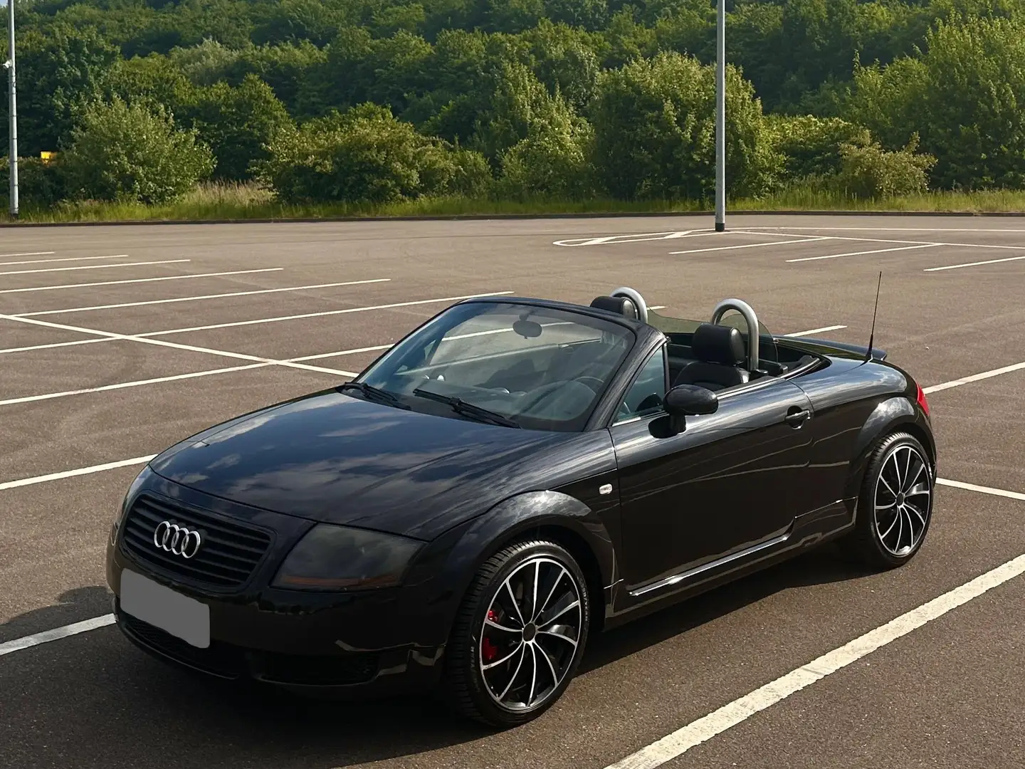 Audi TT Roadster 1.8 T SEHR SAUBER TEMPOMAT KLIMAAUTOMATIK Negru - 1