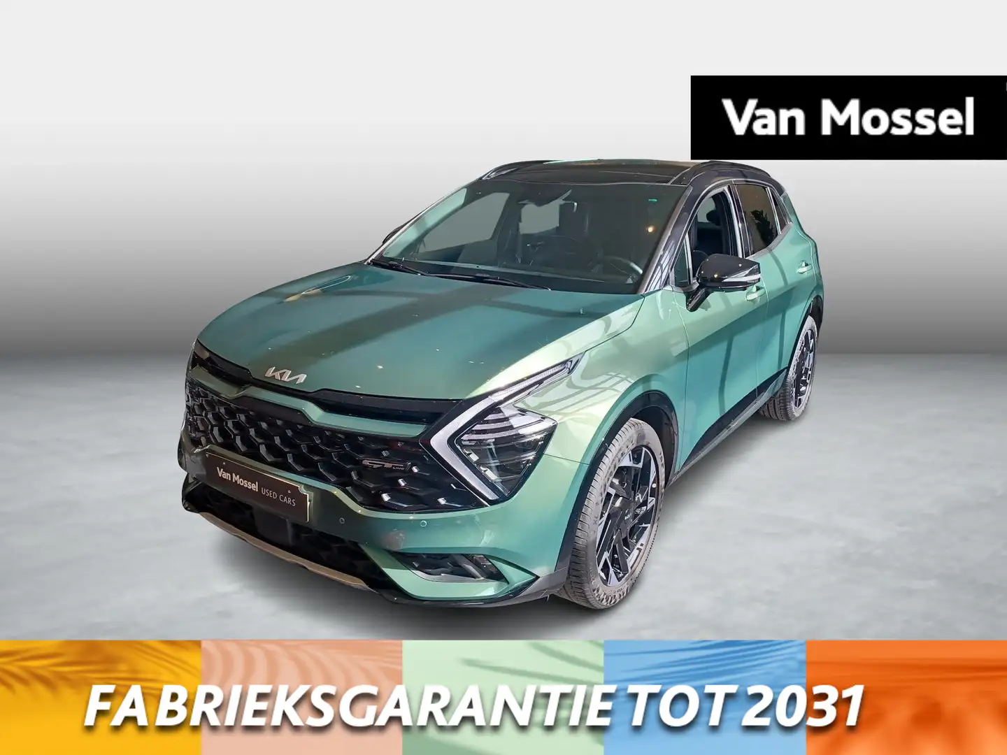 Kia Sportage 1.6 T-GDi 48V 7DCT GT Line Groen - 1