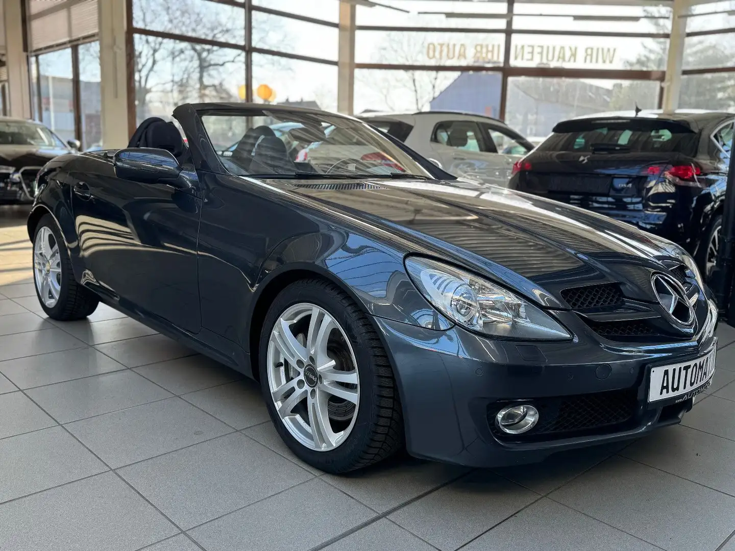 Mercedes-Benz SLK 200 Kompressor PDC Vollleder Klima uvm. Grey - 2