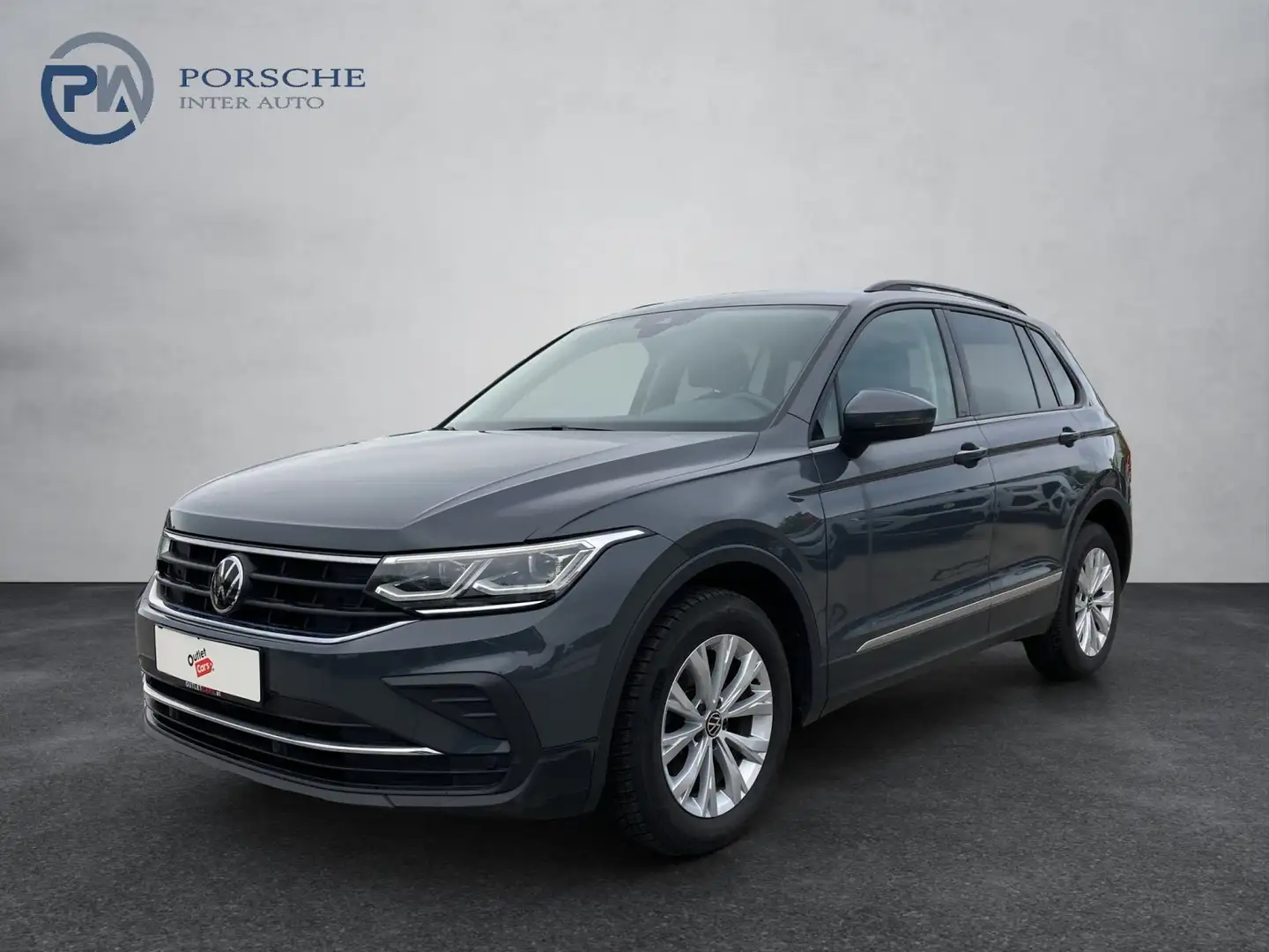 Volkswagen Tiguan Life TDI ACC+Leder+Navi+DynLicht+KlimaA Grau - 2