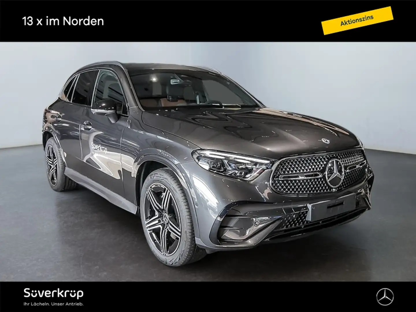 Mercedes-Benz GLC 220 d 4M AMG NIGHT MEMO 360 AHK DISTR KAMERA Grau - 1