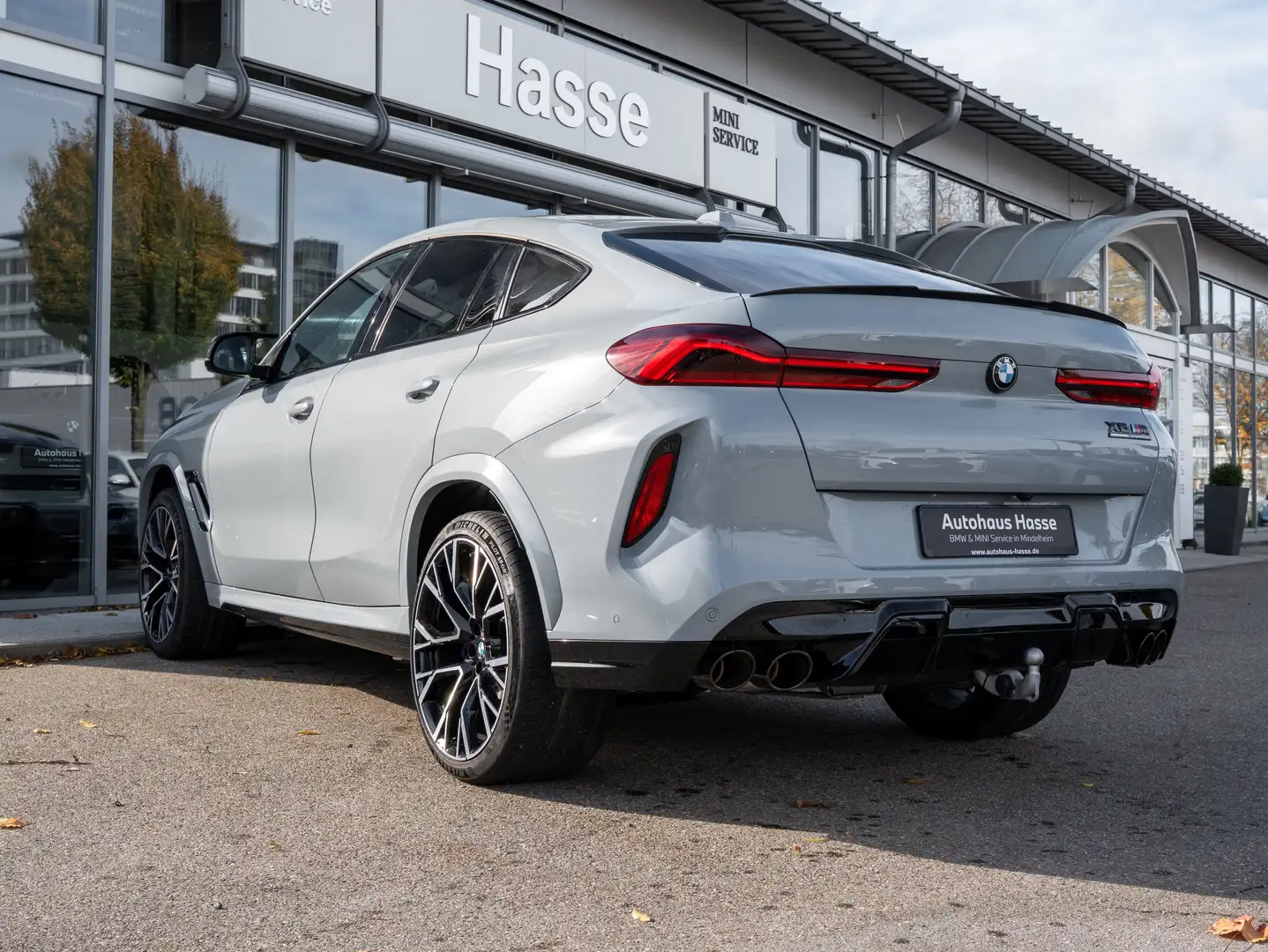 BMW X6 M Competition  DrAPro 360° AHK PANO SITZLÜFT Gris - 2