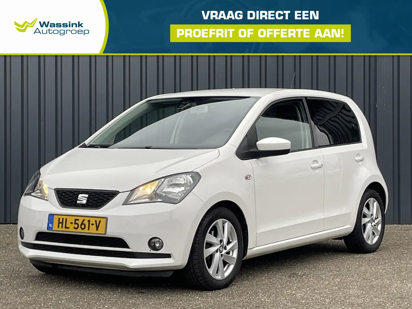 SEAT Mii Sport Connect I 5 deurs I Cruise Control I Parkeer Wit - 1