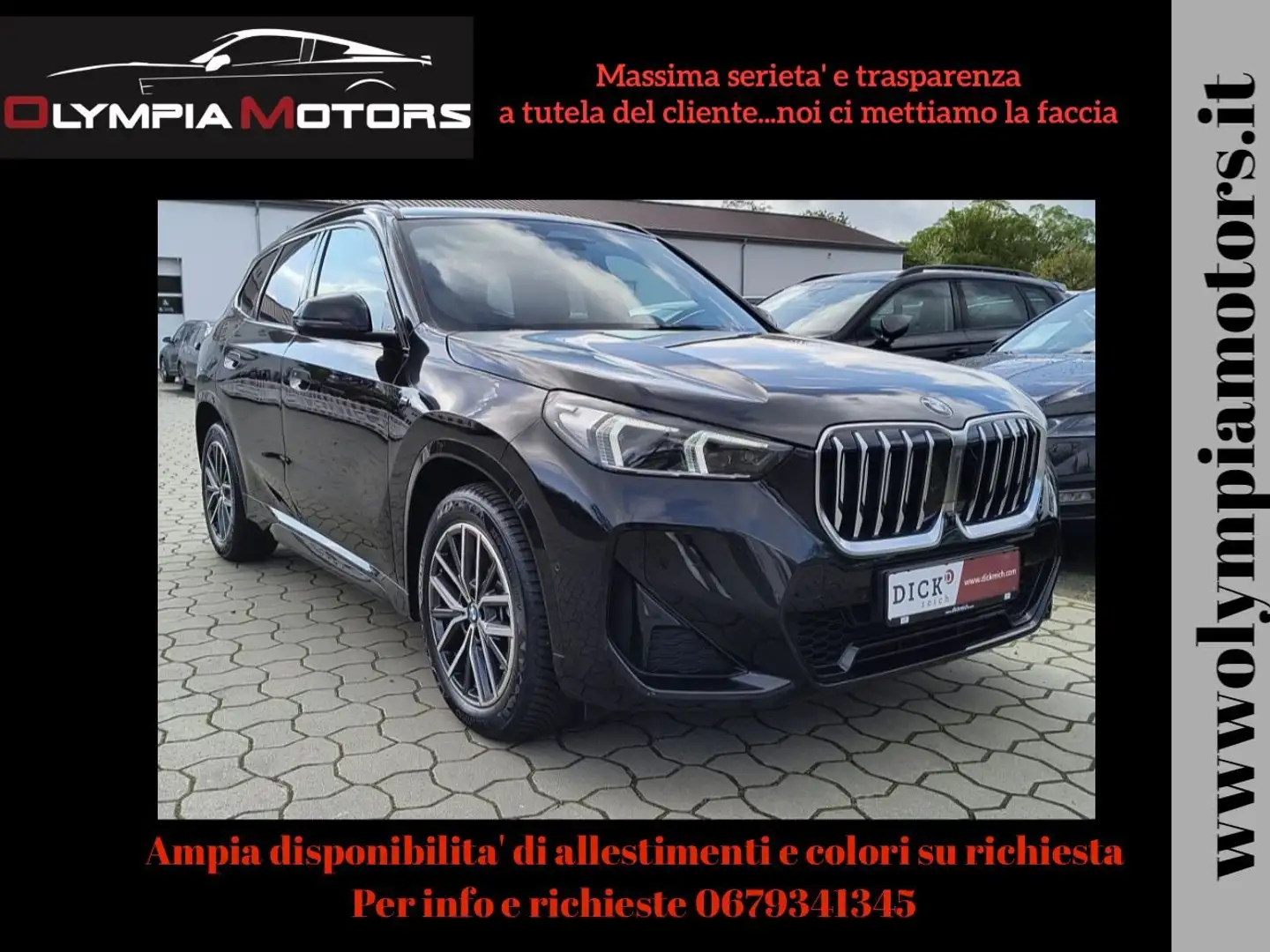 BMW X1 S DRIVE 20I M SPORT NAVI LED TETTO PELLE KAMERA 19 Nero - 1