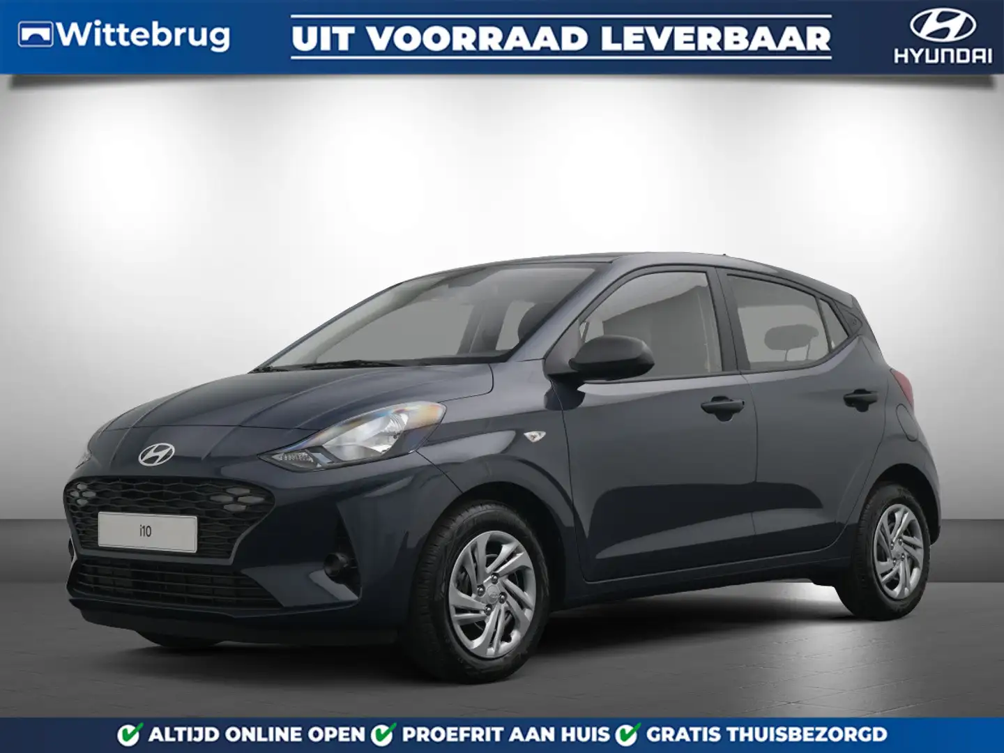 Hyundai i10 1.0 Comfort Met Navigatie, Airconditioning en Crui Gris - 1