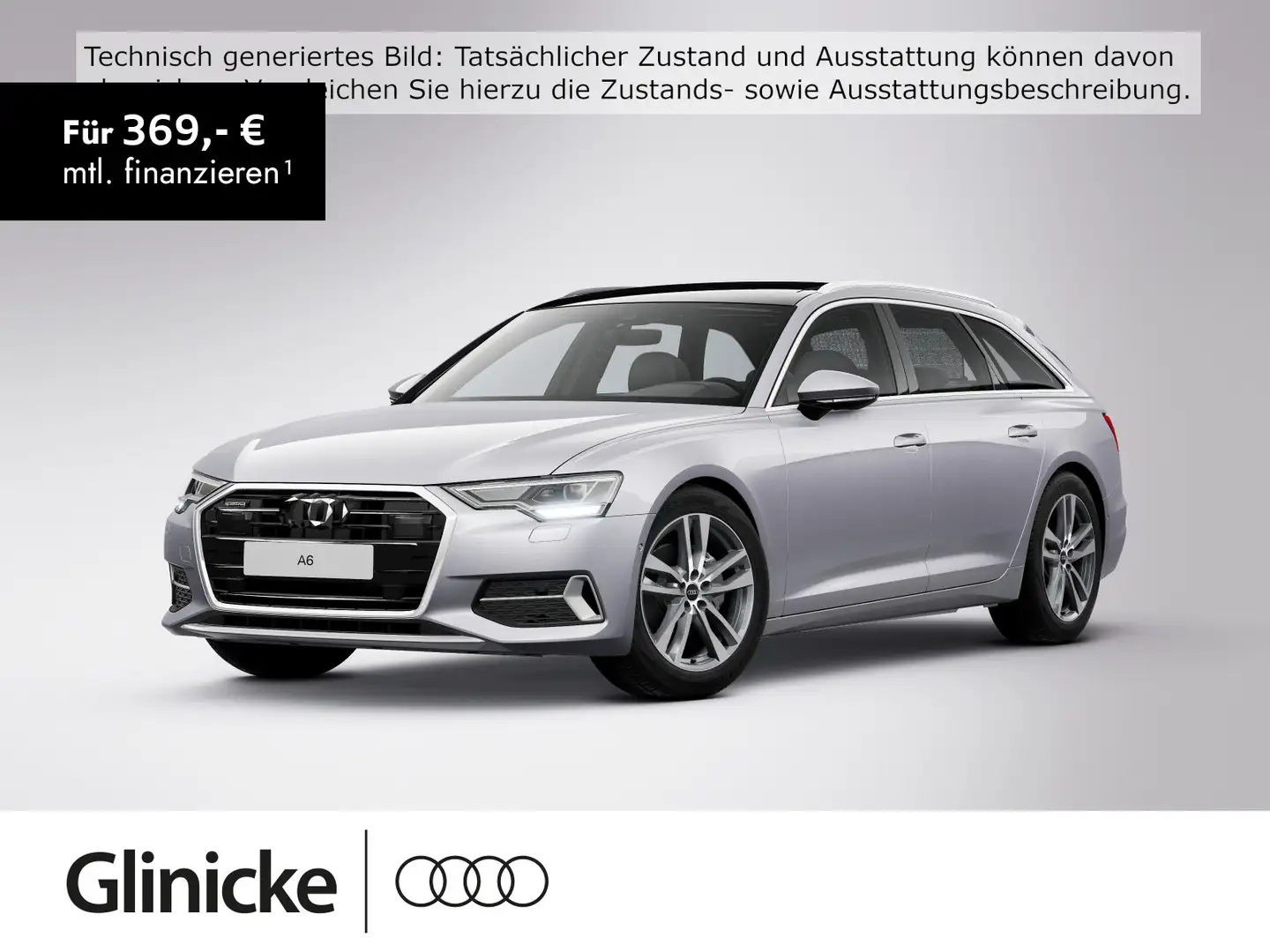 Audi A6 sport 40 TDI quattro 150(204) kW(PS) S Silber - 1