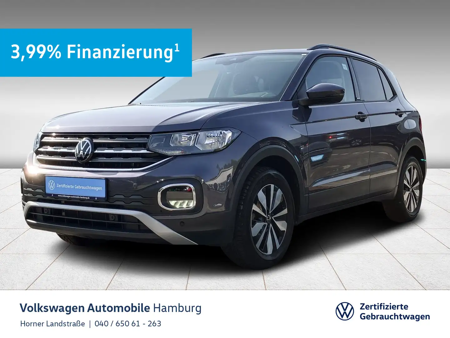 Volkswagen T-Cross Move 1.0TSI DSG Navi Sitzheizung CarPlay Gris - 1