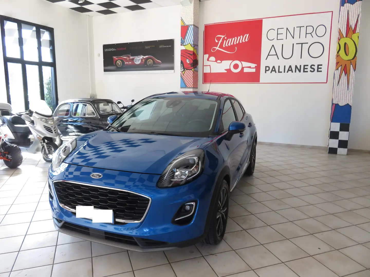 Ford Puma Puma II 2020 1.0 ecoboost h Titanium s Blu/Azzurro - 2