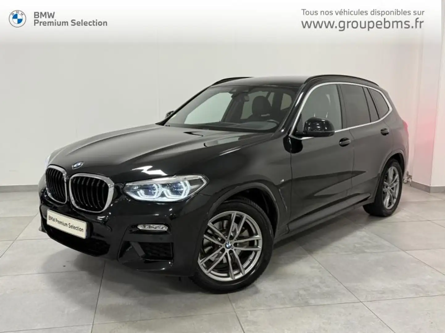 BMW X3 xDrive20dA 190ch M Sport Euro6c Noir - 1