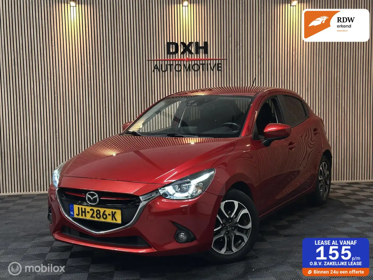Mazda 2 1.5 Skyactiv-G GT-M 1eEIGENAAR! NAV STOELVW FULL-L Rood - 1