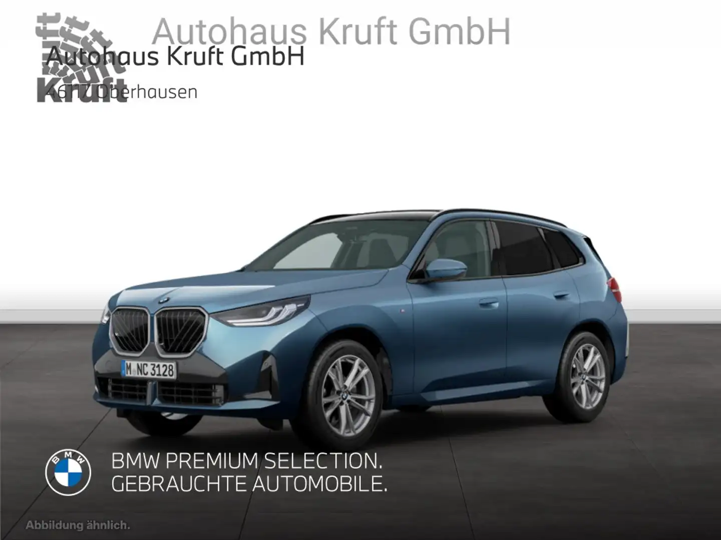BMW X3 xDrive20d M SPORT+ICONIC GLOW+PANO+AHK+ESITZE+KAME Blau - 2