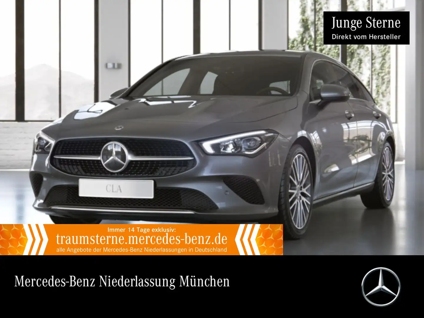 Mercedes-Benz CLA 200 d PROGRESSIVE+LED+FAHRASS+KAMERA+8G Grau - 1