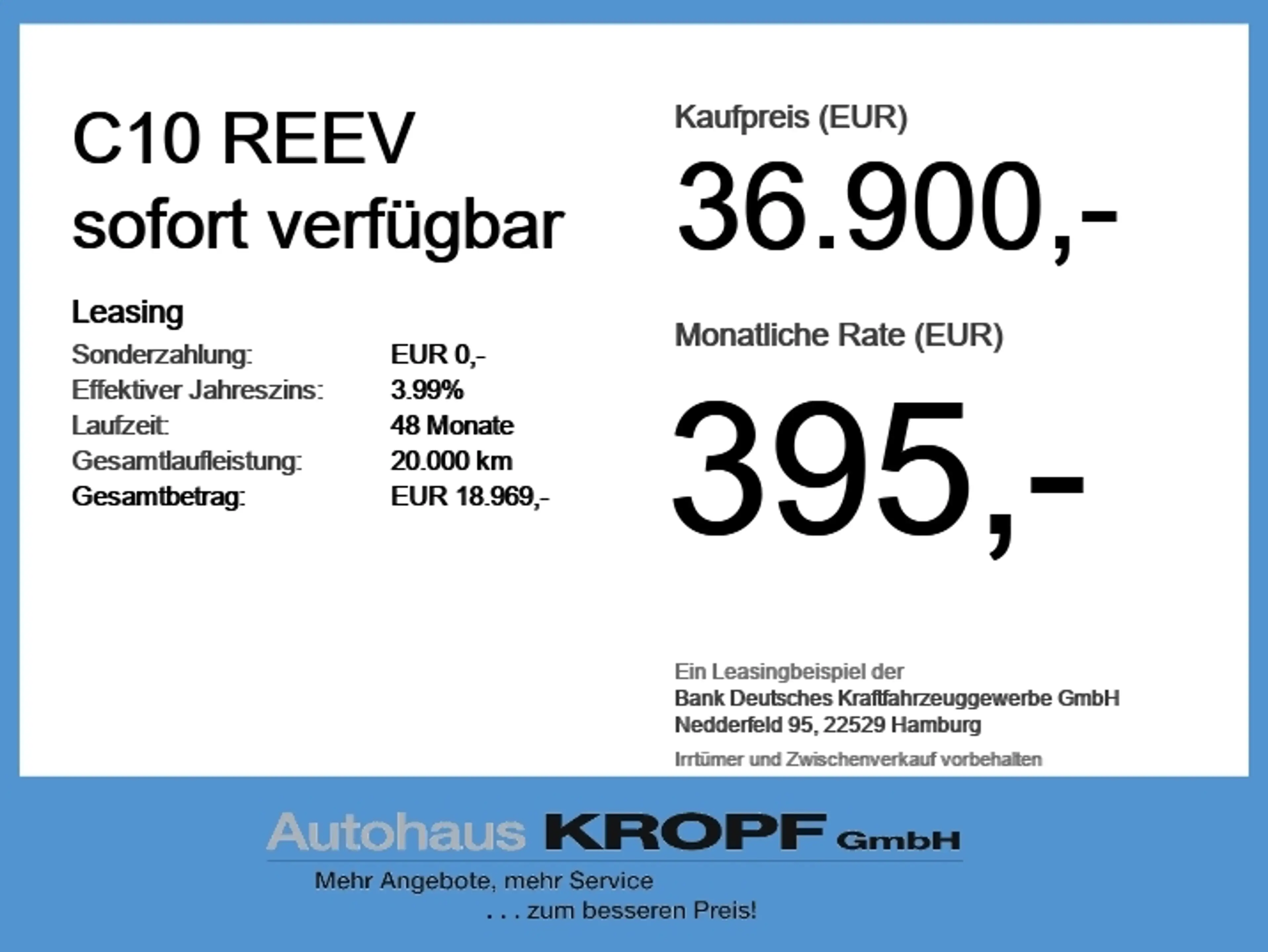 Leapmotor C10 REEV sofort verfügbar ACC+LED+Navi+Pano+ — photo 6