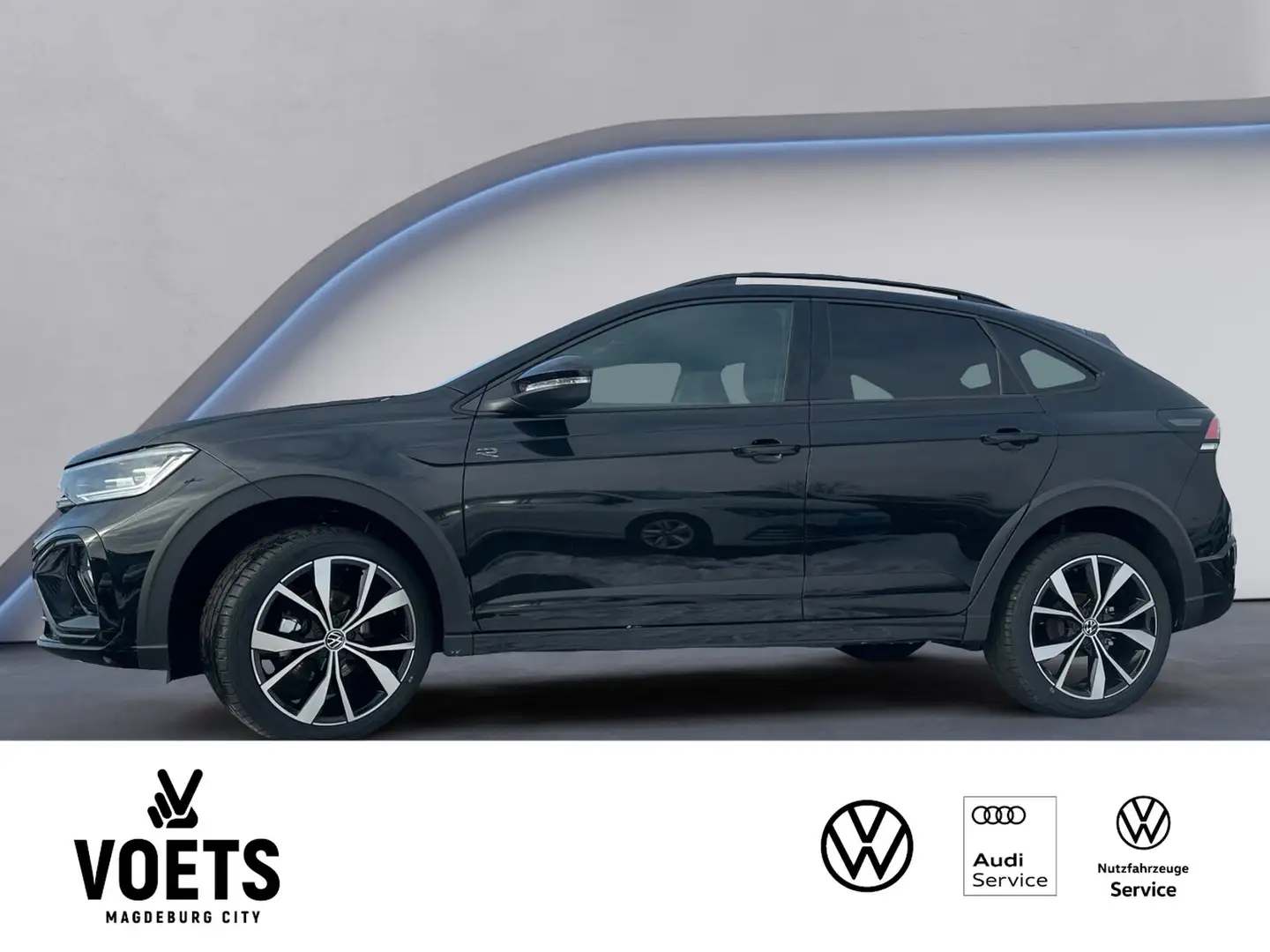 Volkswagen Taigo 1,5 TSI R-Line DSG+AHK+KAM+NAVI+UPE:43.679,- Schwarz - 2