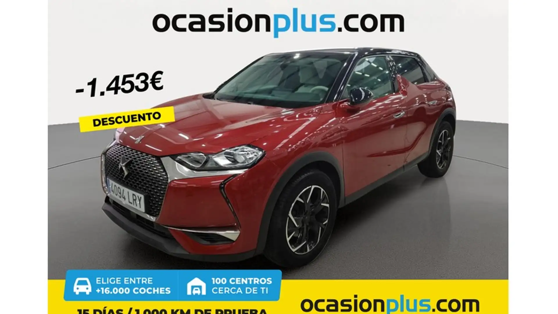 DS Automobiles DS 3 Crossback BlueHDi So Chic 110 Rojo - 1
