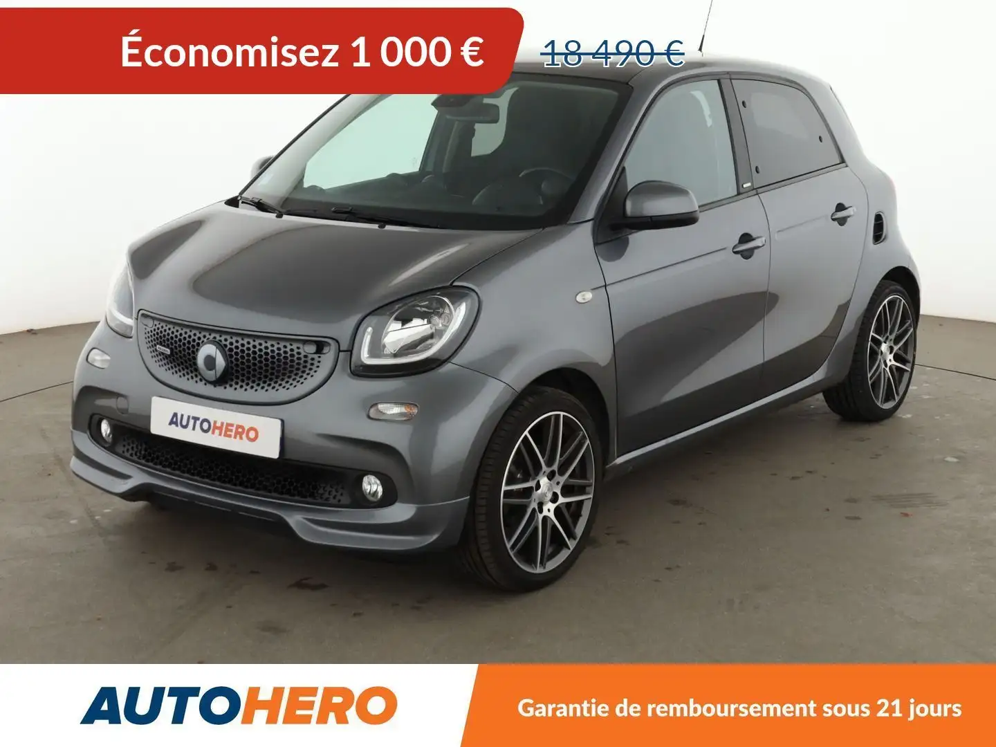 smart forFour 0.9 Brabus Gris - 1