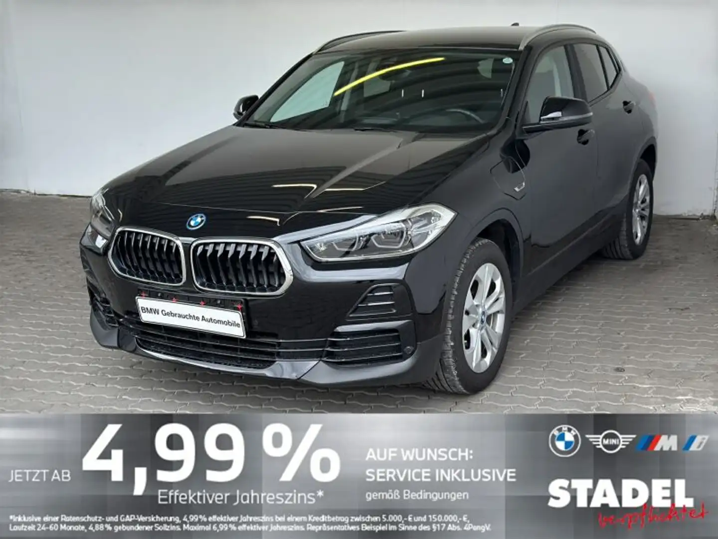 BMW X2 xDrive25e Advantage LED.Navi+.HuD.KomfZg.HiFi Schwarz - 1