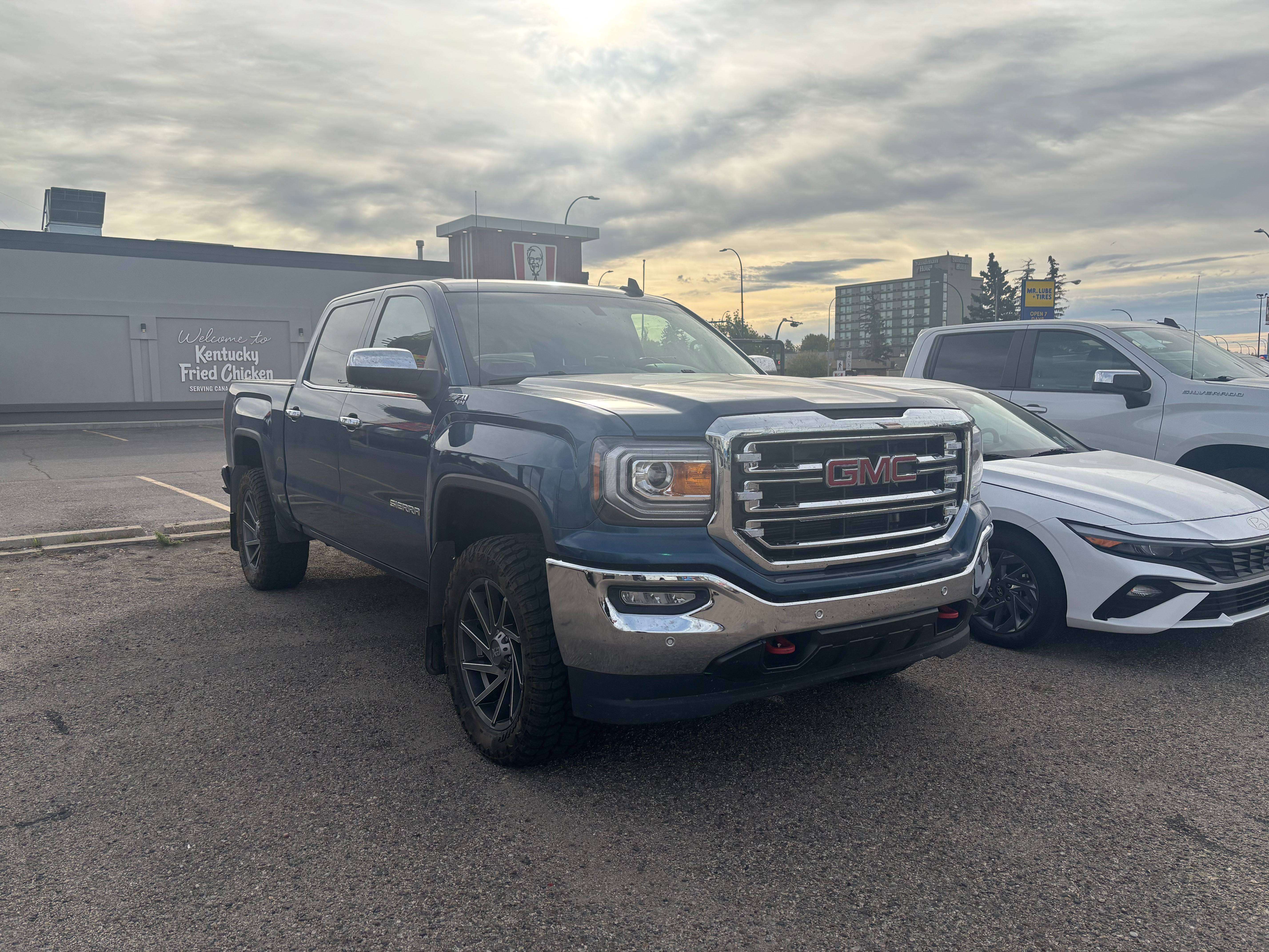 Stone Blue Metallic 2018 GMC Sierra 1500 Pickup Truck Four-Wheel Drive Automatic